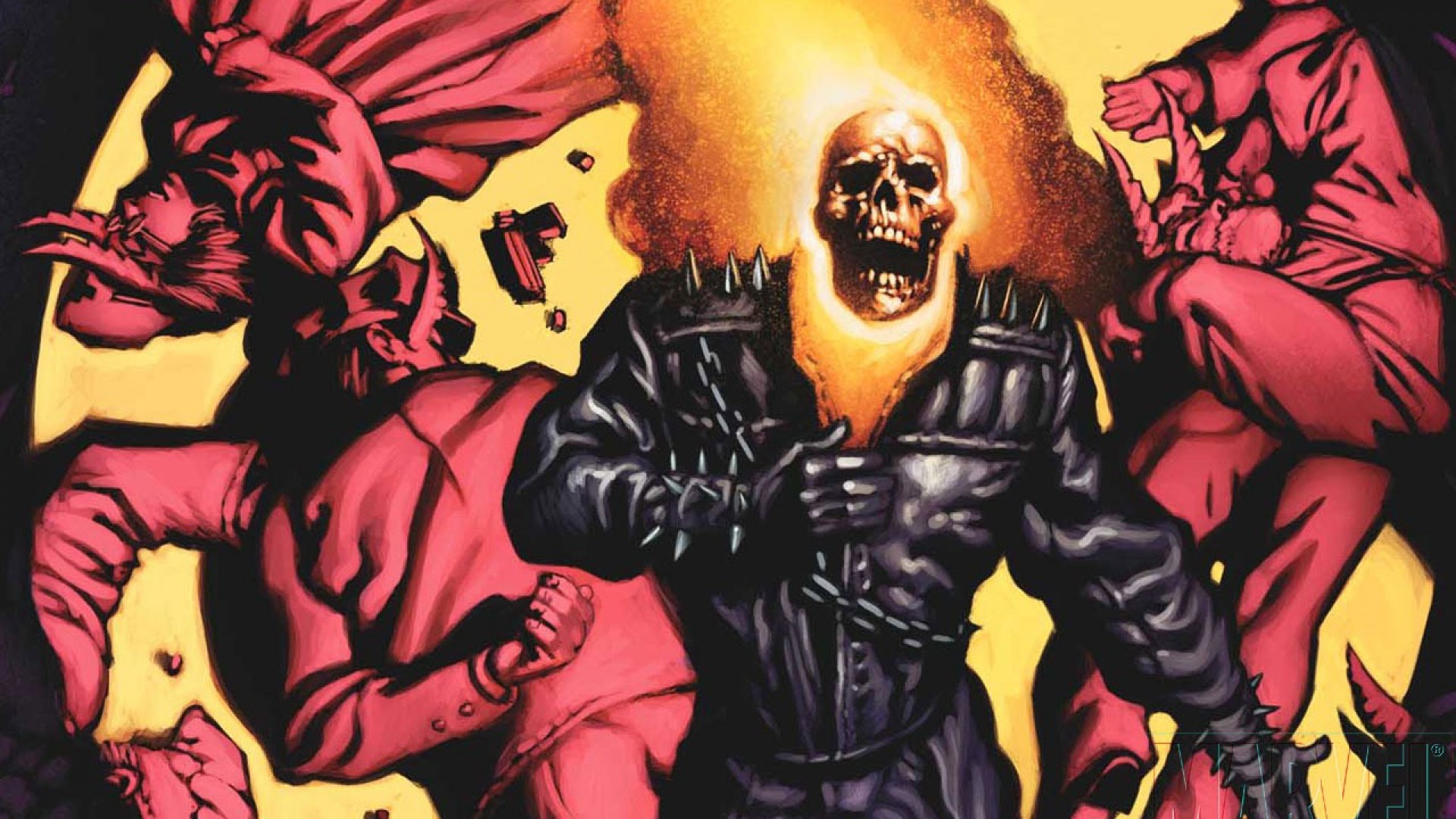 Johnny Blaze Comic Ghost Rider HD Wallpaper