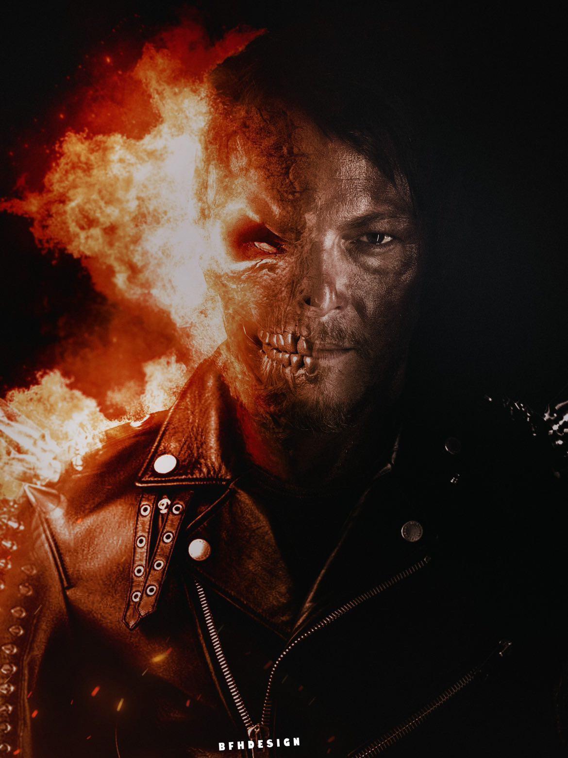 Norman Reedus as Johnny blaze Ghost