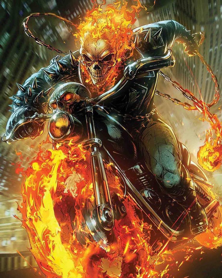 long shot but imagine Johnny Blaze