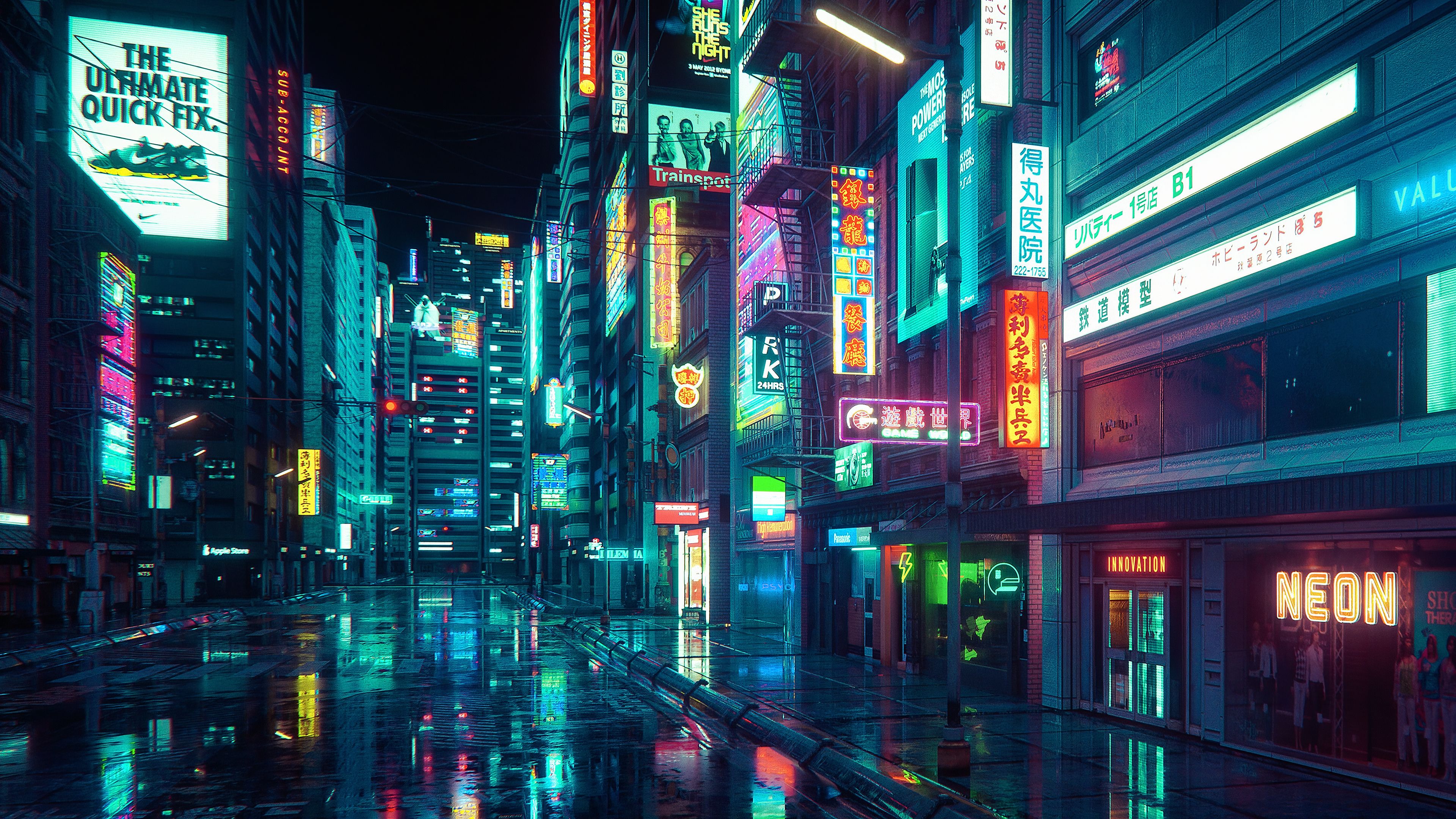 Mobile wallpaper: Neon, Lights, Cities