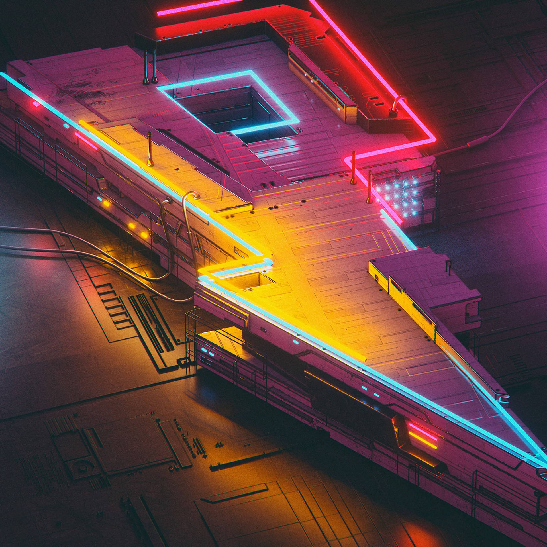 Download free Neon Thunder Building