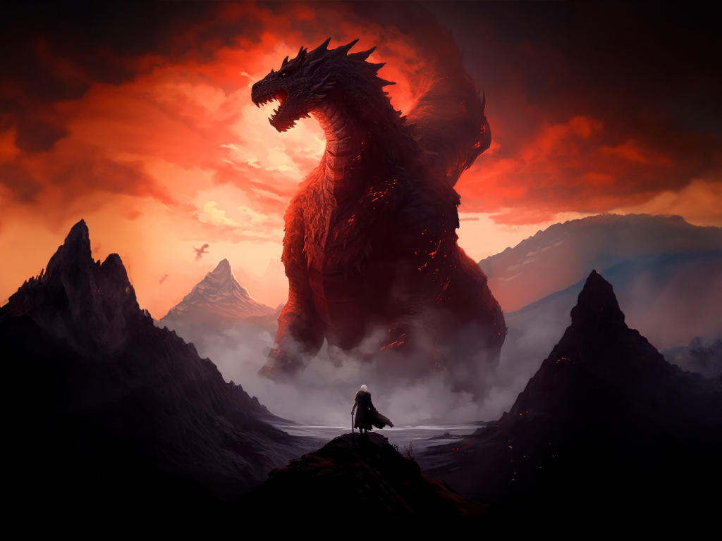 Wallpaper house of the dragon, dragon