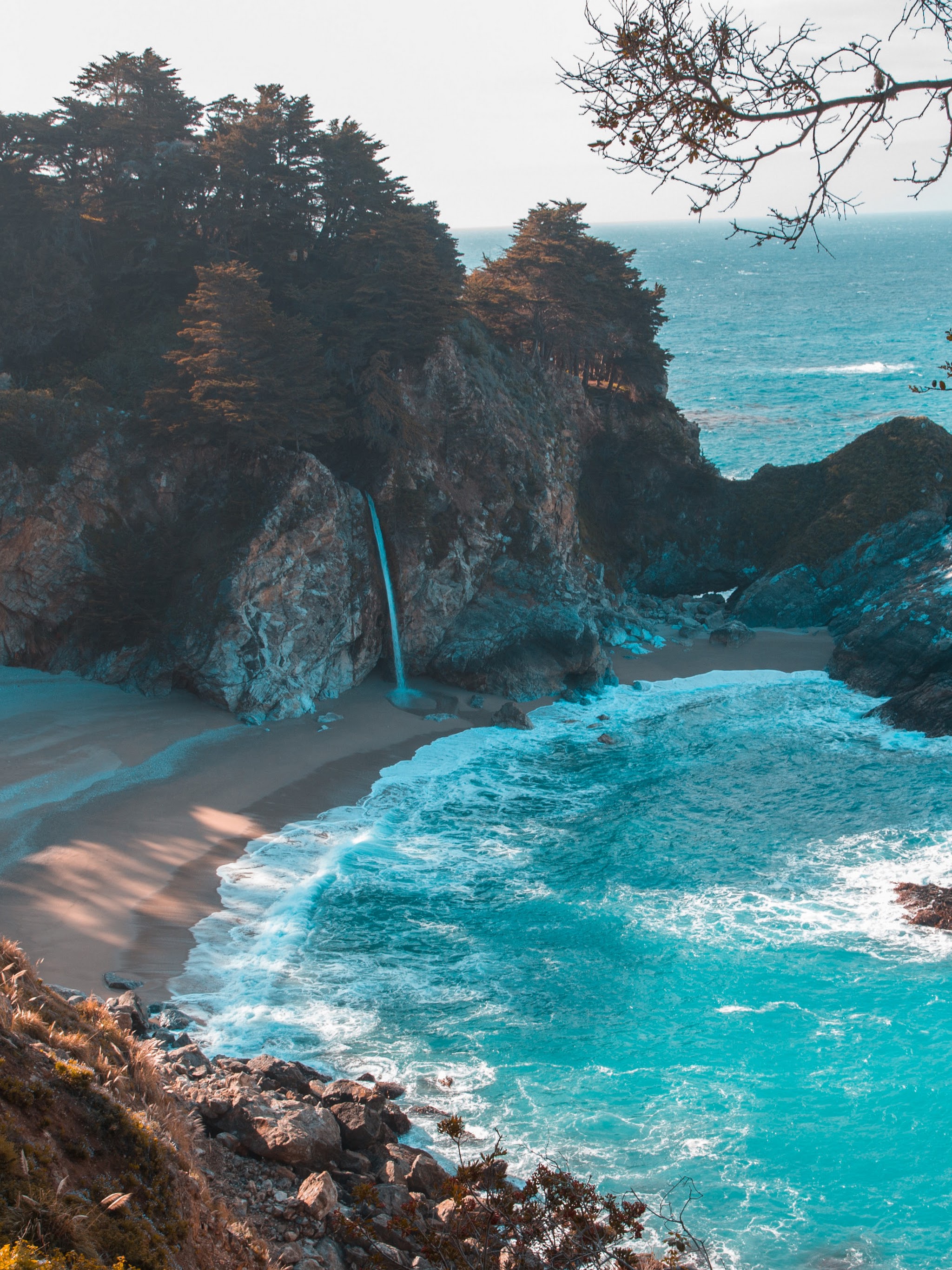 Beach Nature Sea Scenery 4K Wallpaper