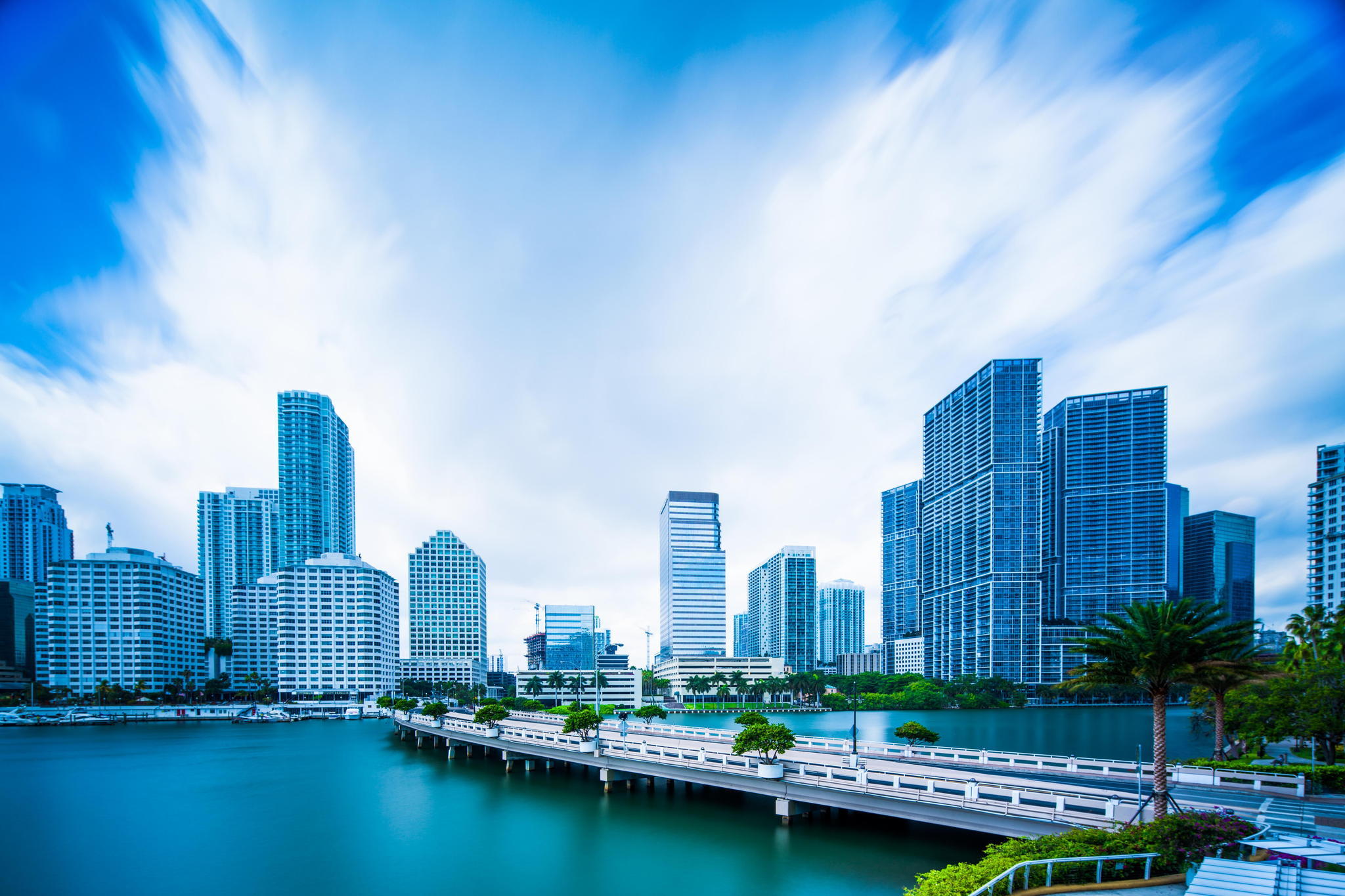 Wallpaper building, home, Miami, FL, USA, America, Miami, Florida for mobile and desktop, section город, resolution 2048x1365
