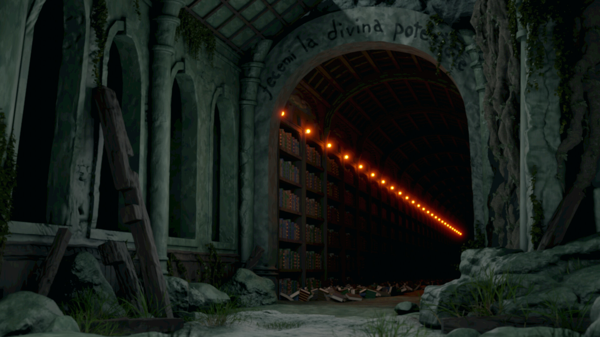 The boy and the heron corridor