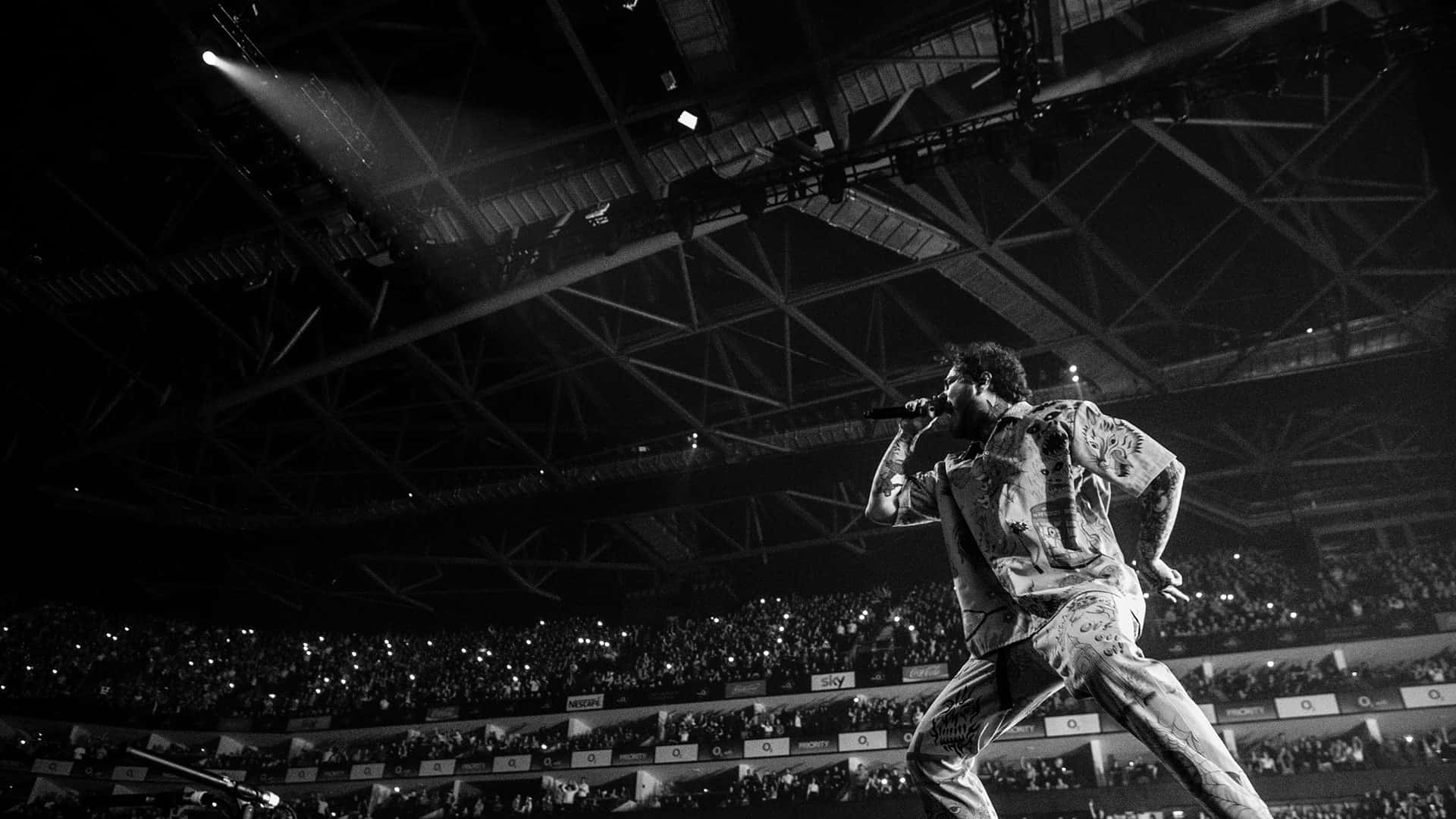 Download Post Malone performing at a
