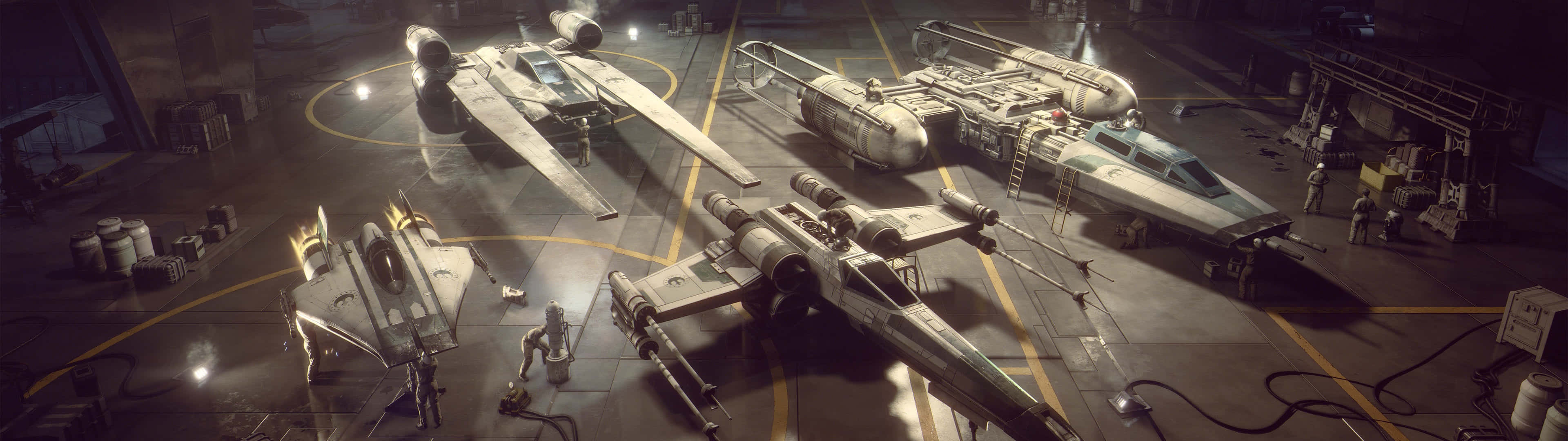 Download 3840 X 1080 Gaming Star Wars