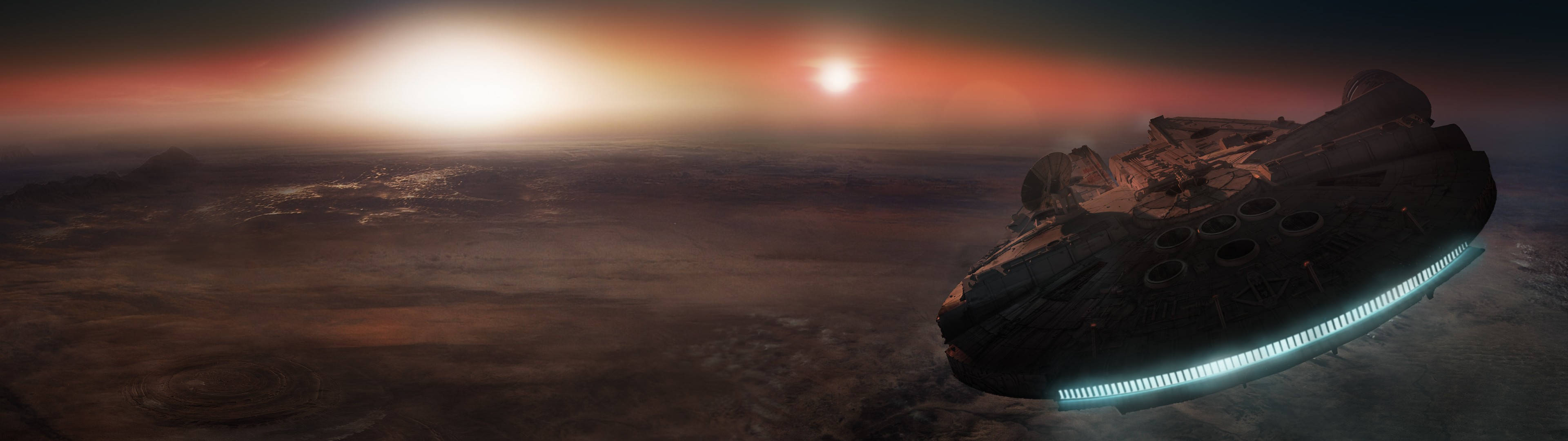 Download Star Wars Dual Screen Hovering