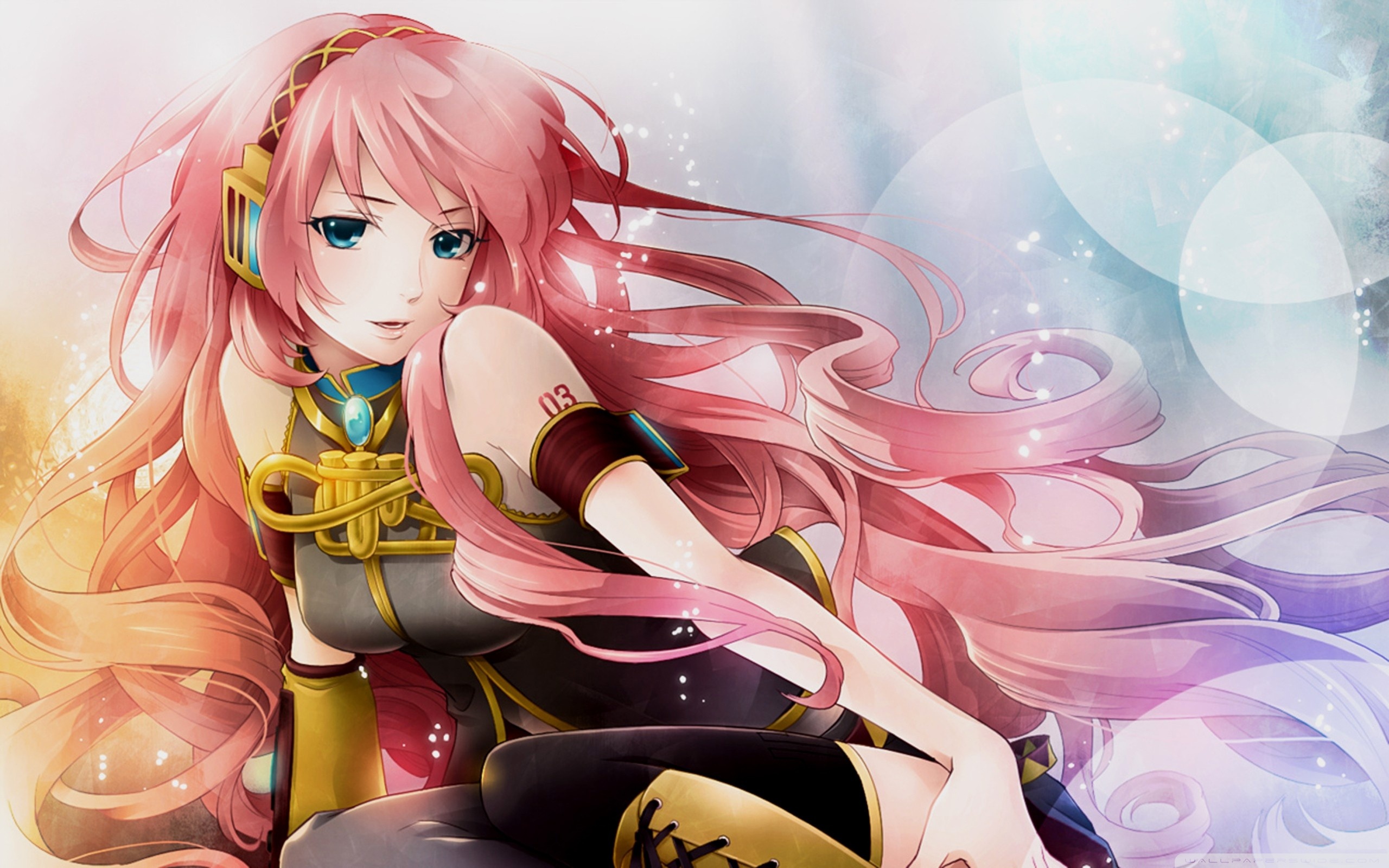 Anime Girl Listening To Music Ultra HD