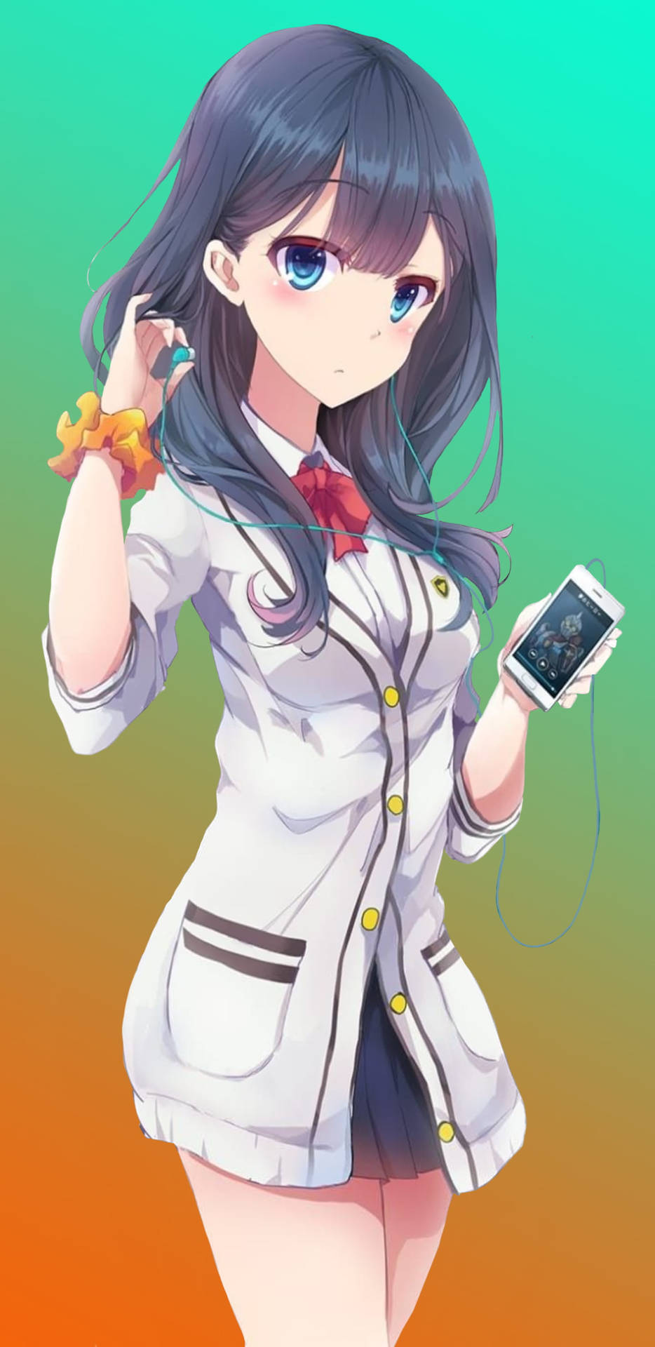 Download Anime Girl Listening To Music