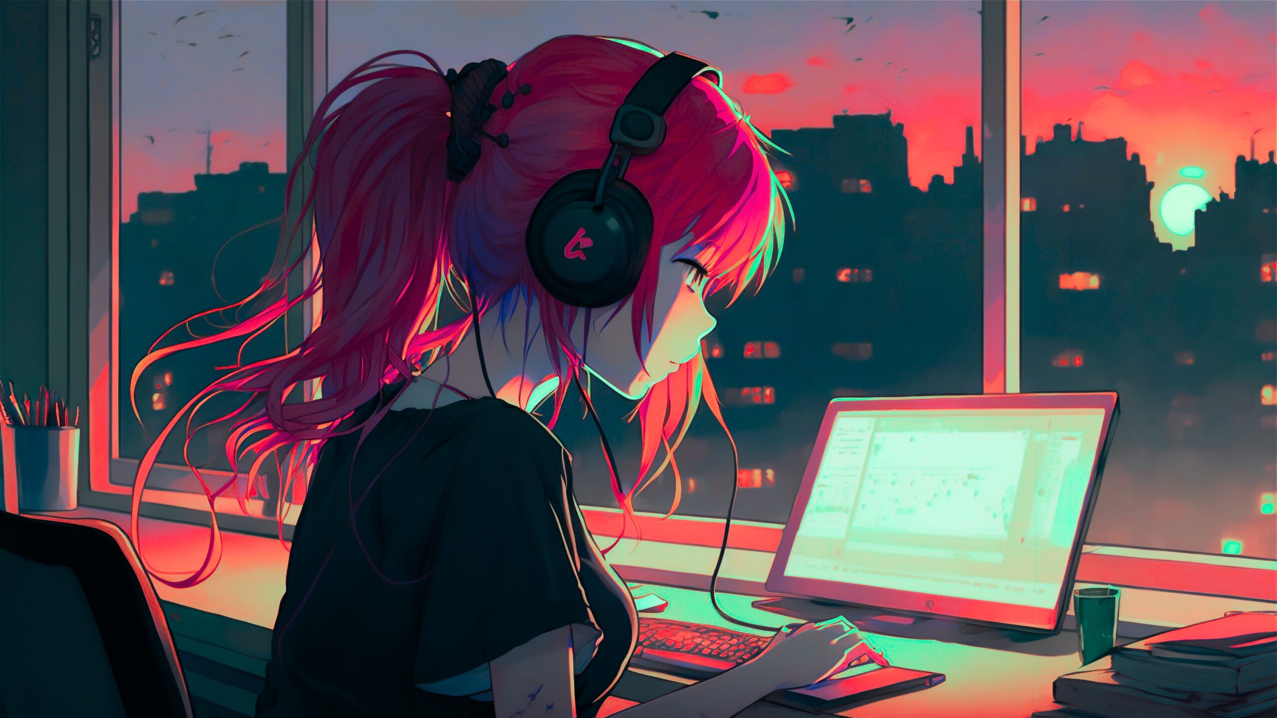 Best Anime Girl Listening to
