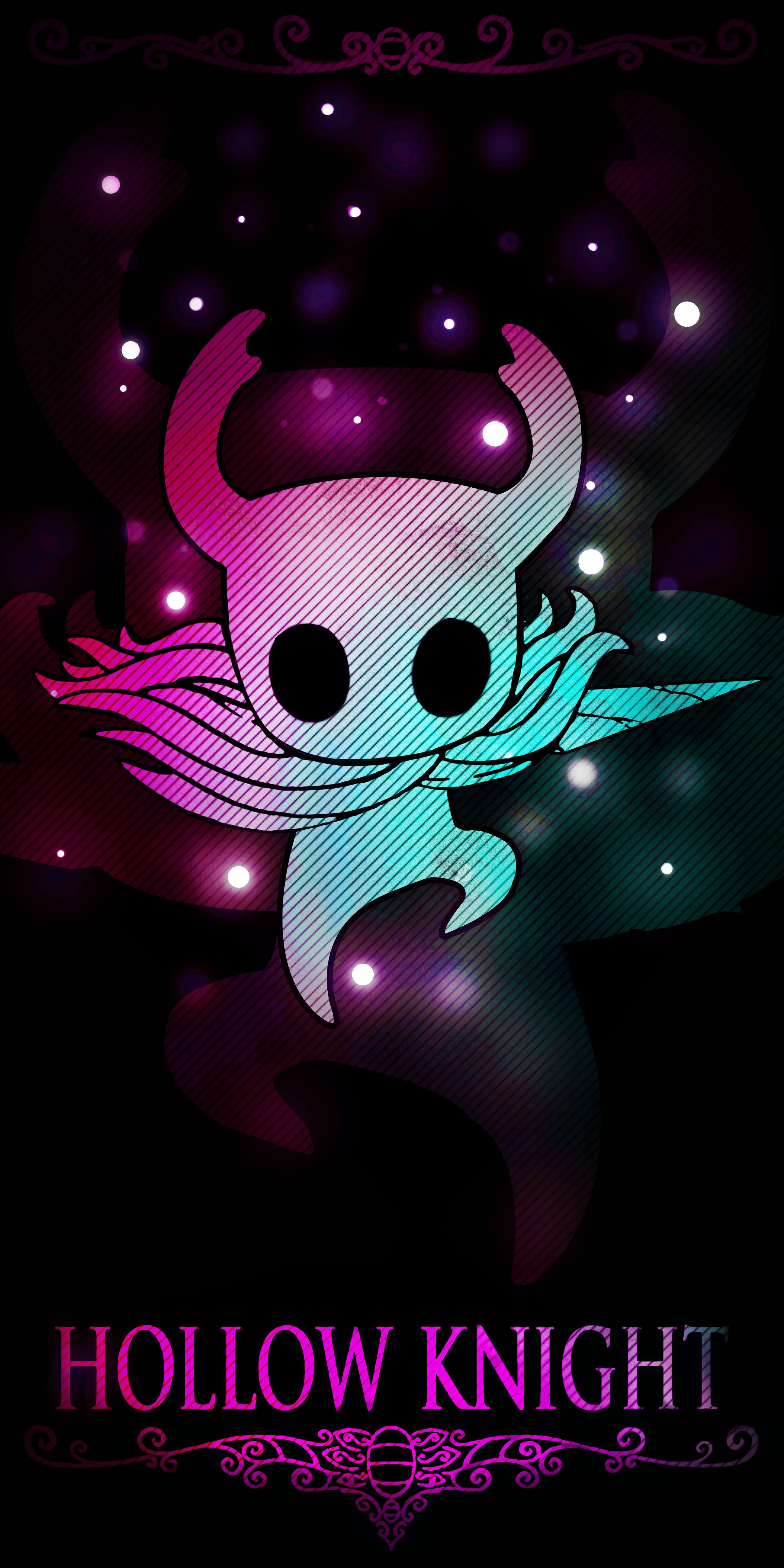 Hollow knight mobile wallpaper I made!