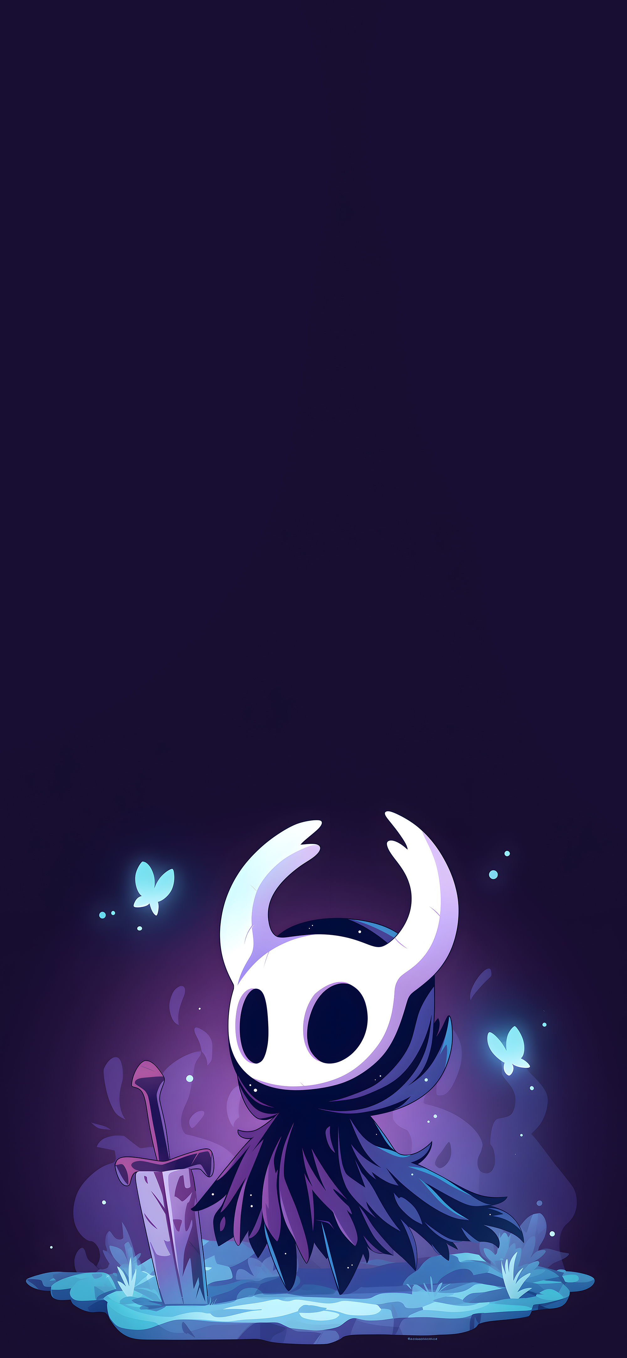 Cute Hollow Knight Dark Wallpaper
