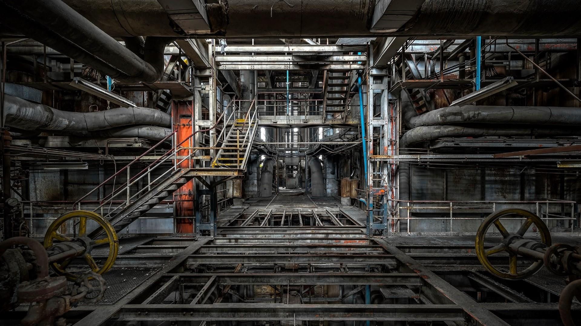 HD wallpaper: industry, factory, metal