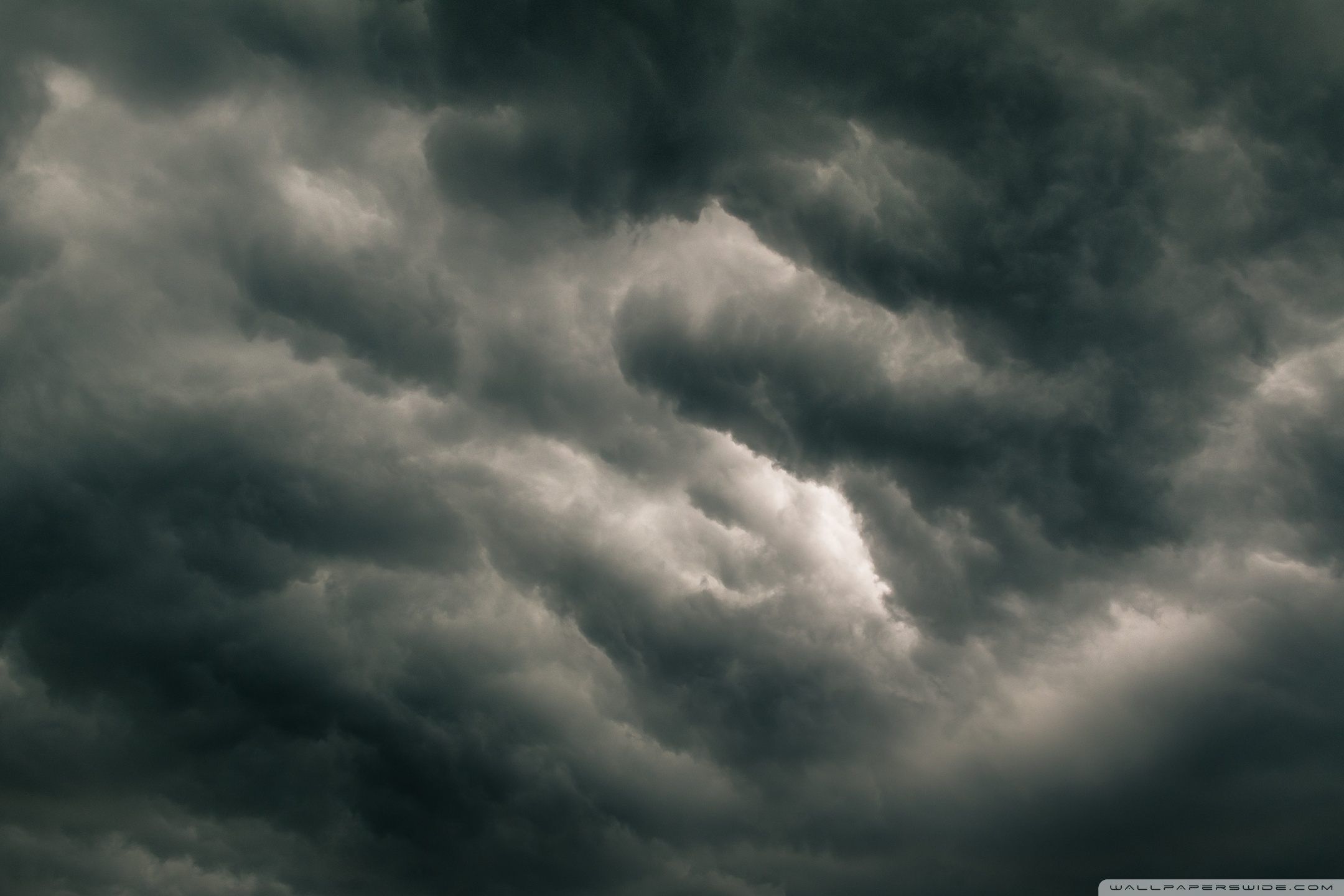 Real Dark Storm Clouds, Stormy Sky