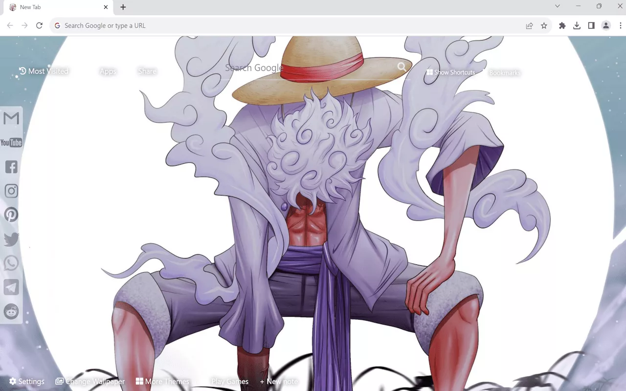 One Piece Gear 5 Wallpaper Web