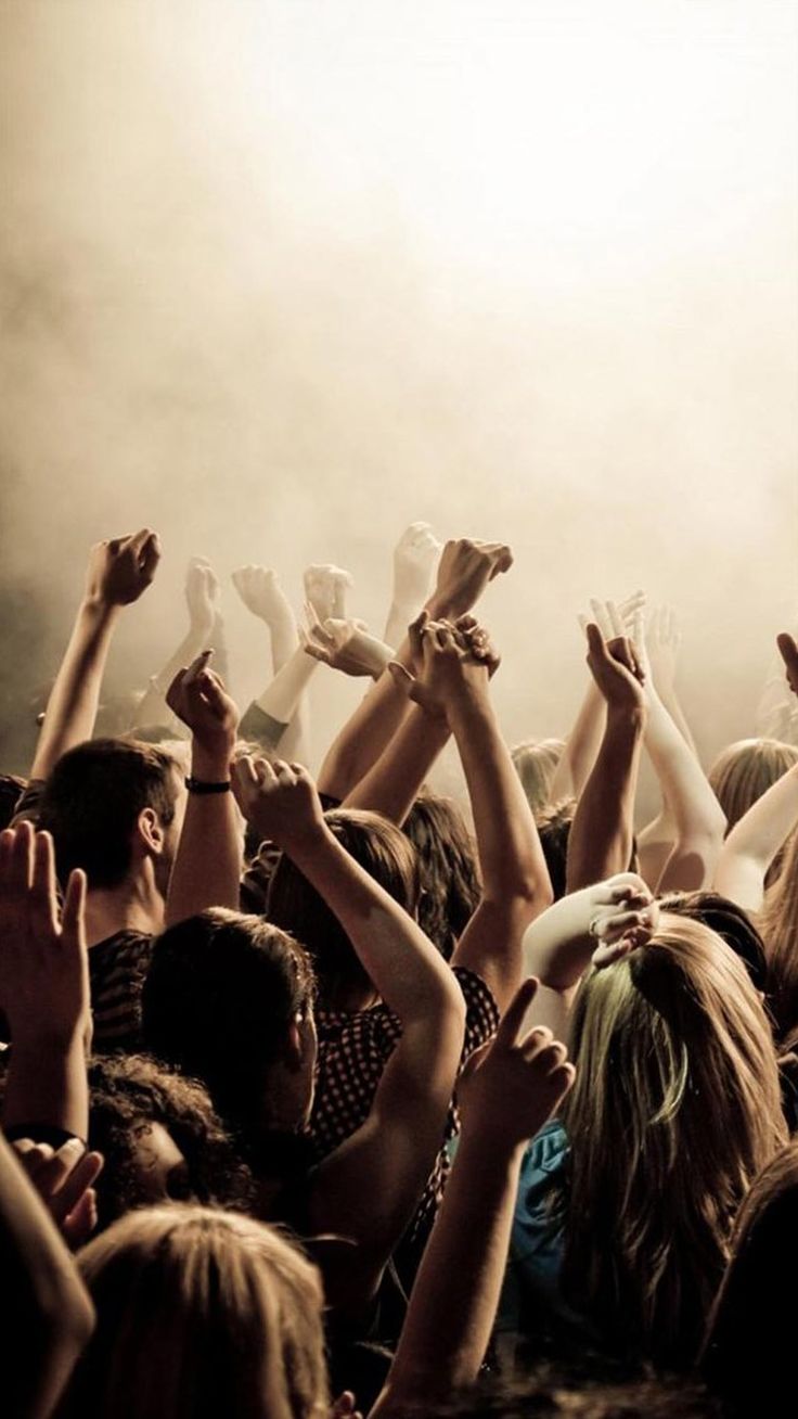 Lively Concert Crowd Art iPhone 8