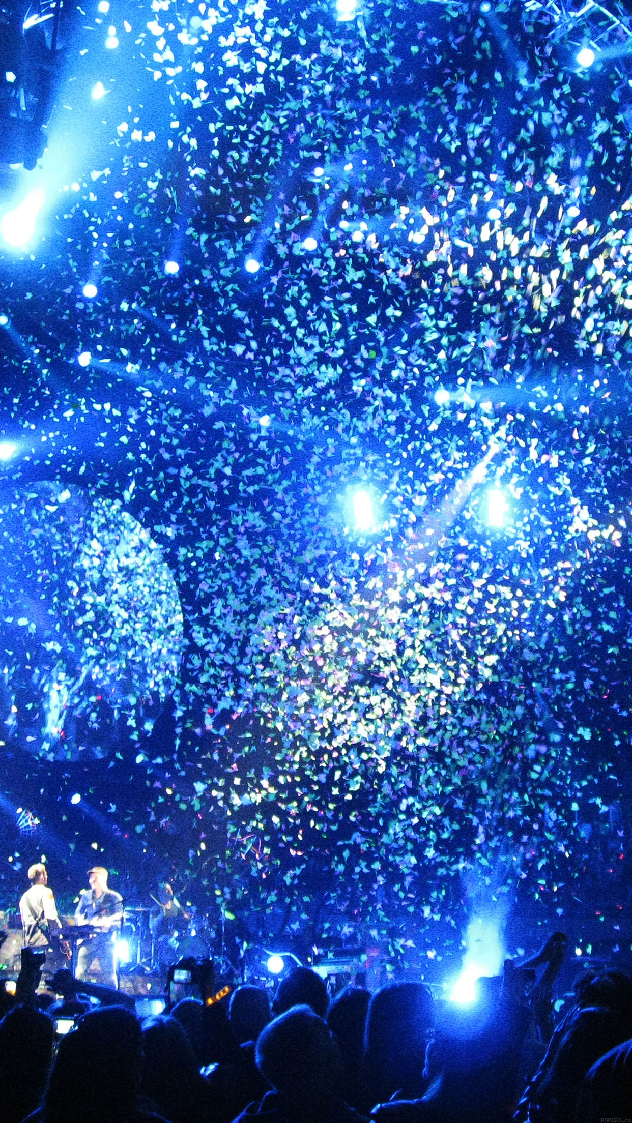 Wallpaper Coldplay Concert Blue
