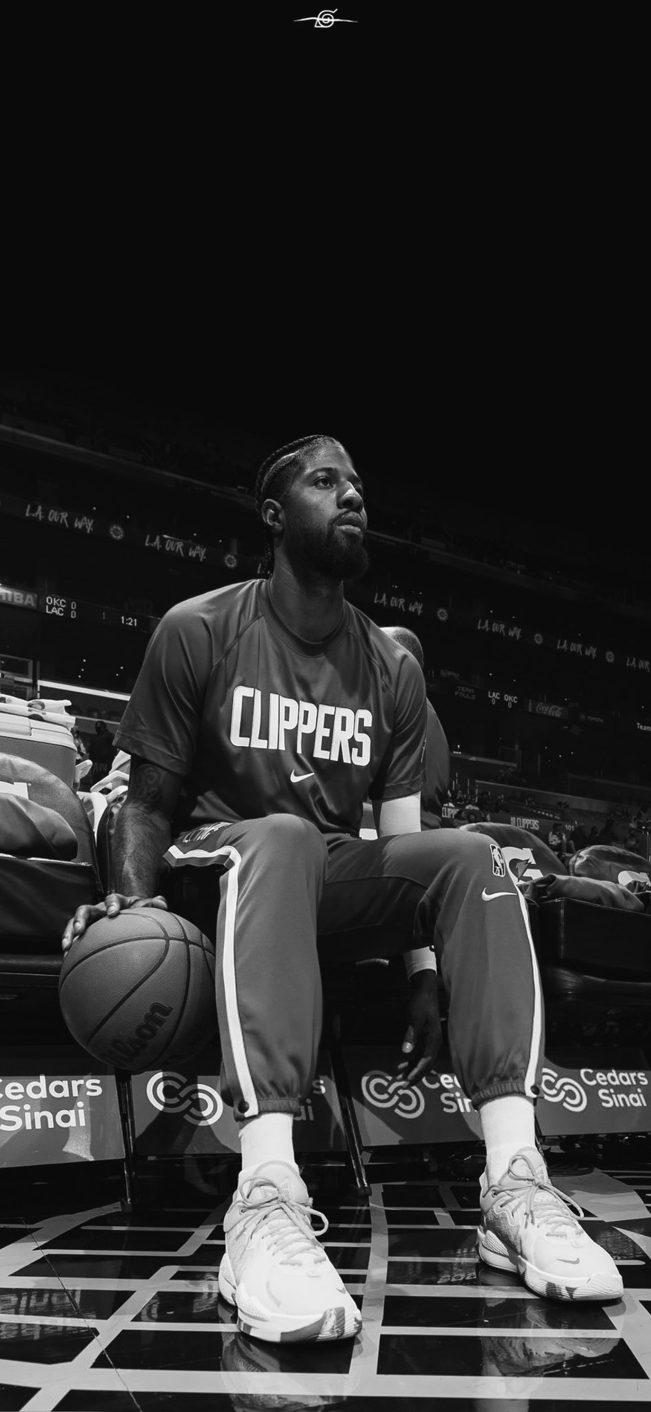 Paul George B&W