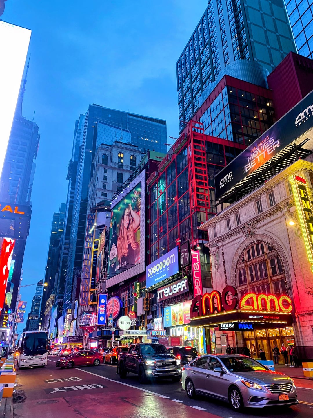 Location: Times Square Broadway. Edit