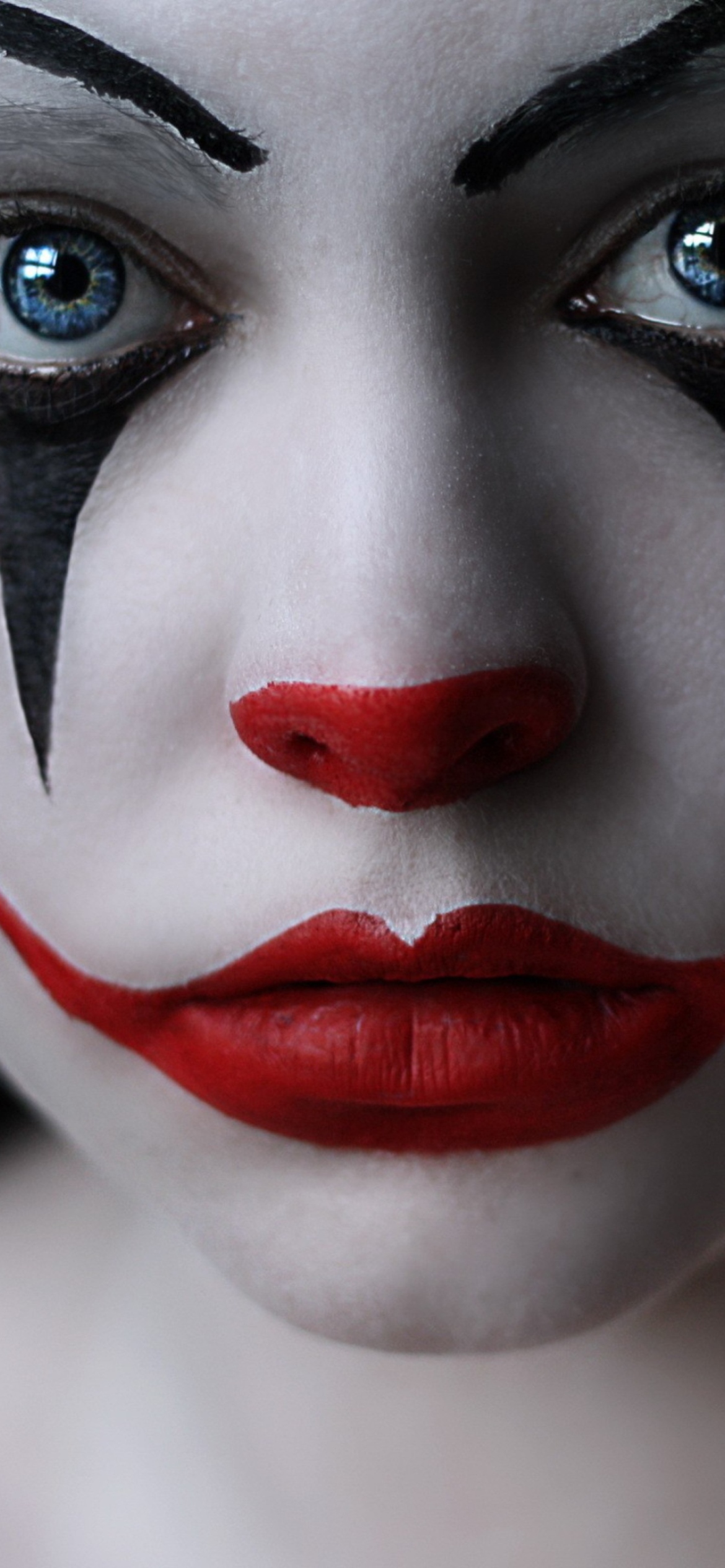 Sad Eyes Of Clown Wallpaper for iPhone 11