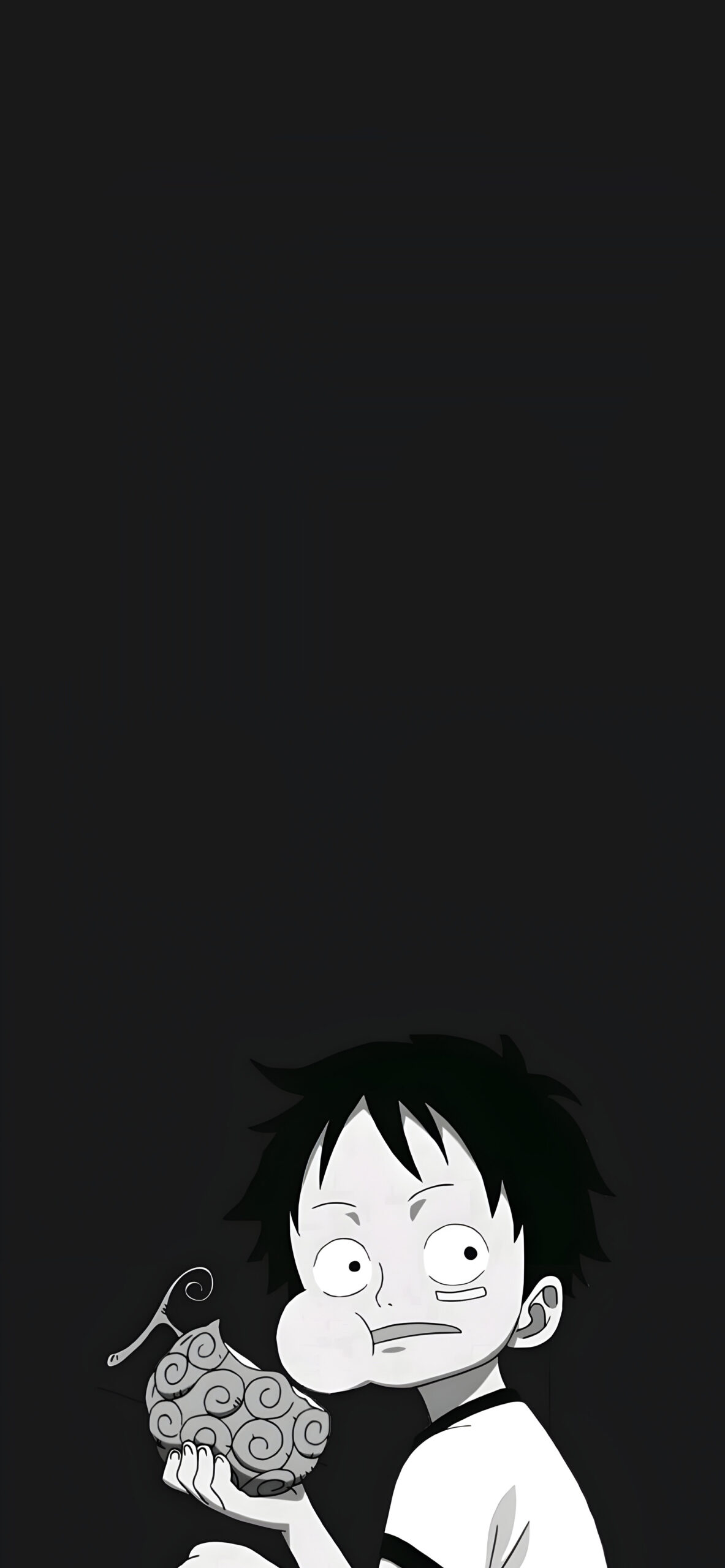 Luffy with Devil Fruit Wallpaper