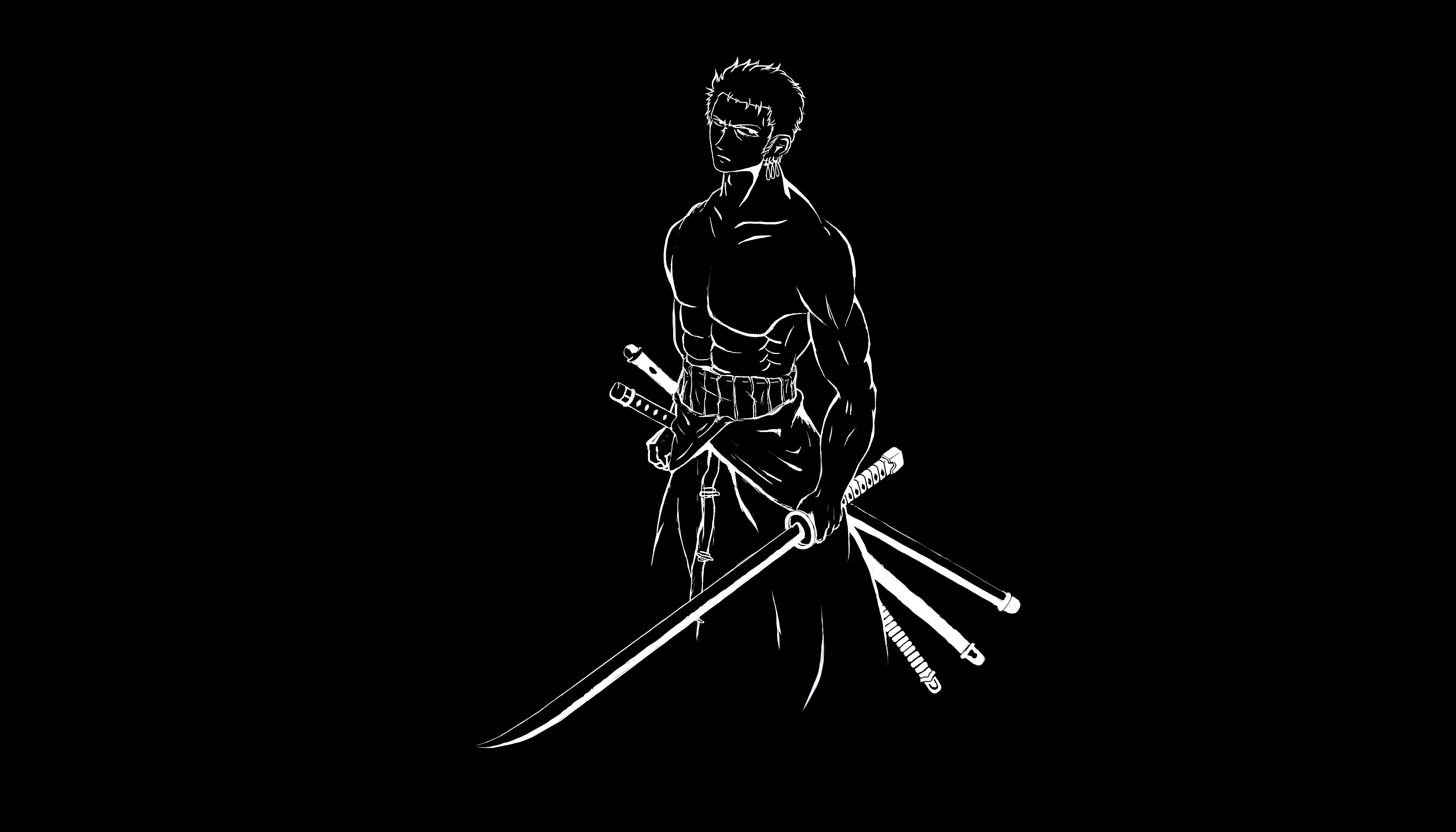 Roronoa Zoro Wallpaper 4K, AMOLED, One