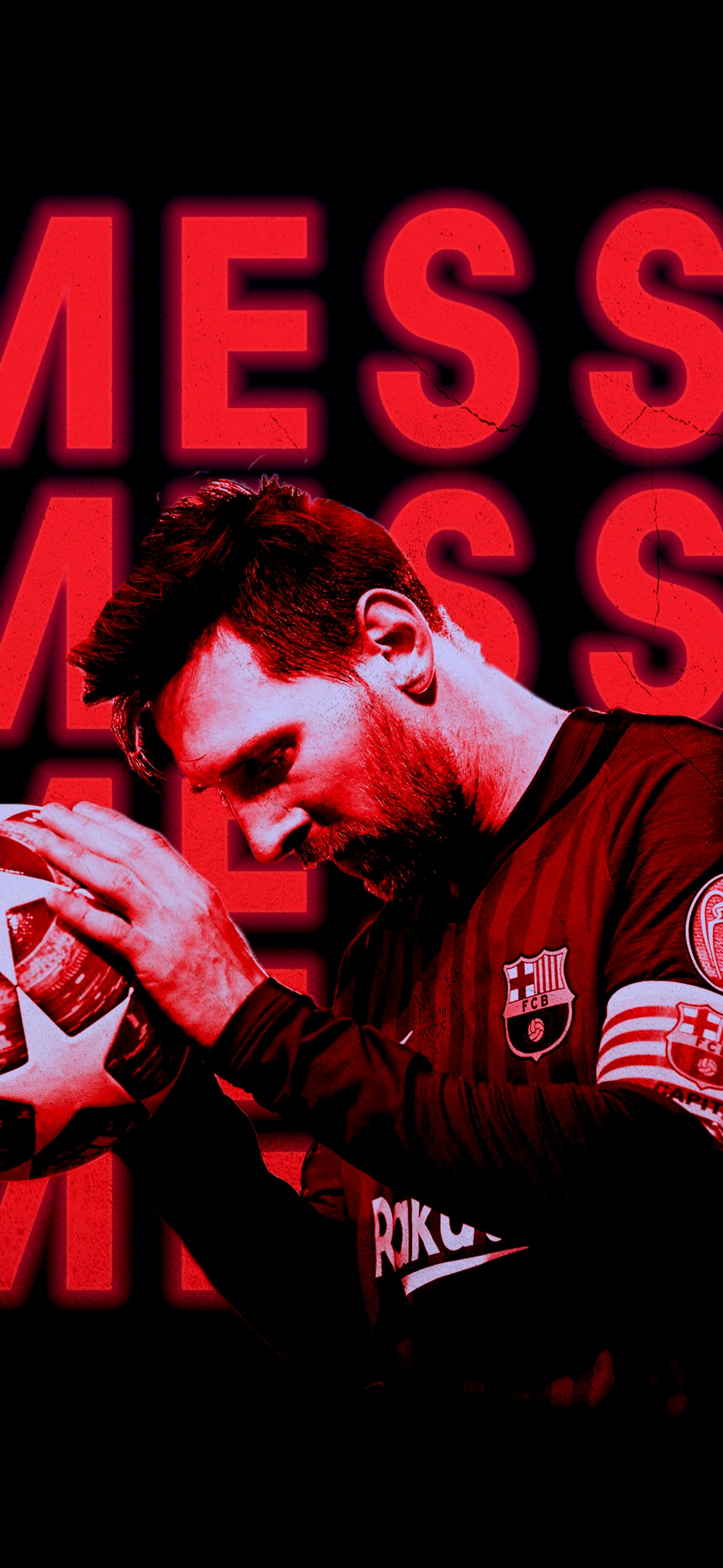 Lionel Messi Wallpaper 4K, AMOLED