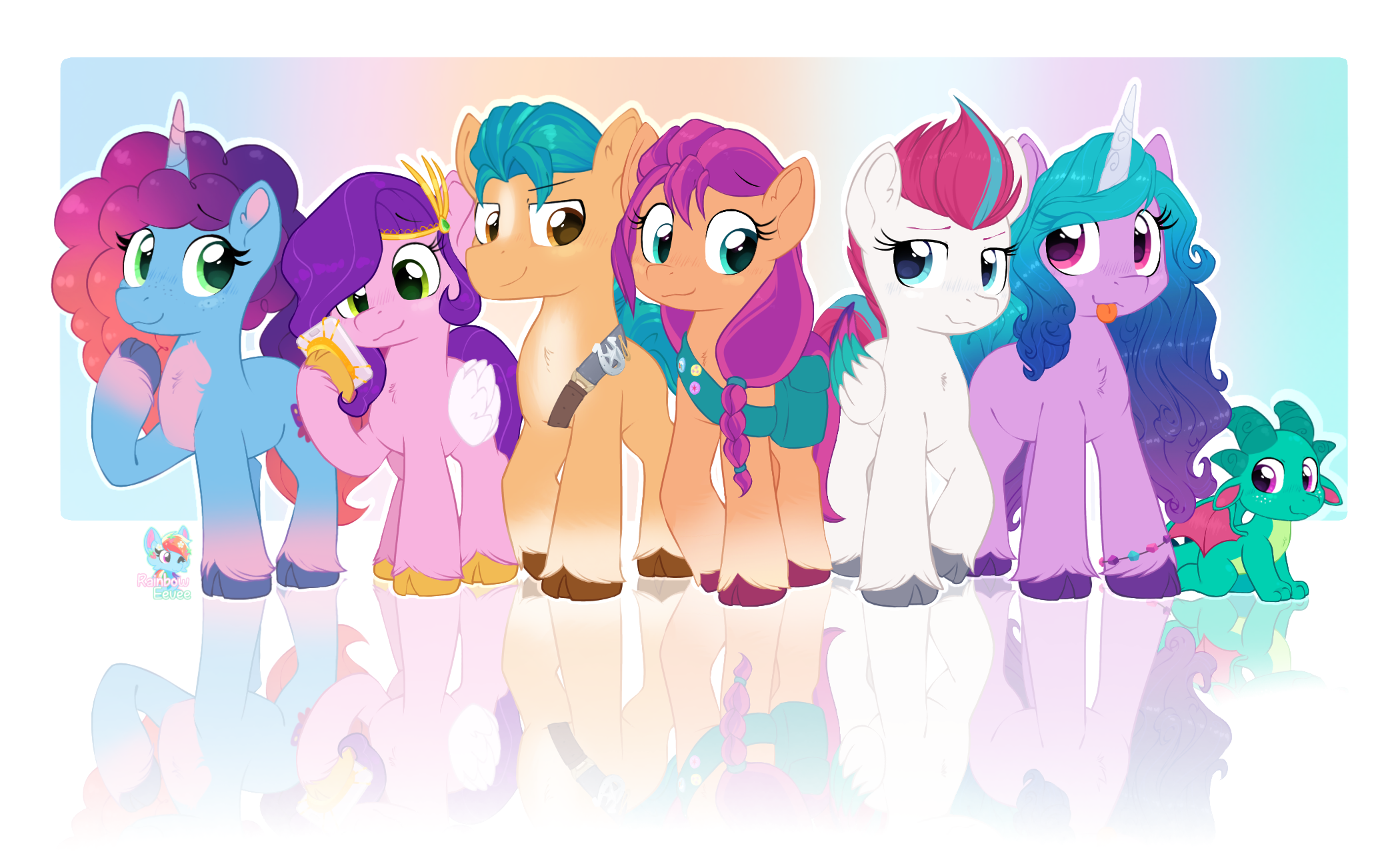 MLP G5 Mane 6 Wallpaper