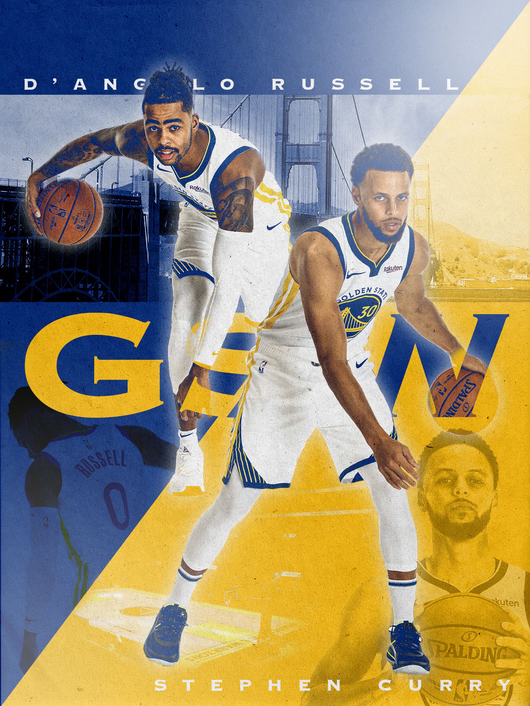 Golden State Warriors Dynamic Duo Poster