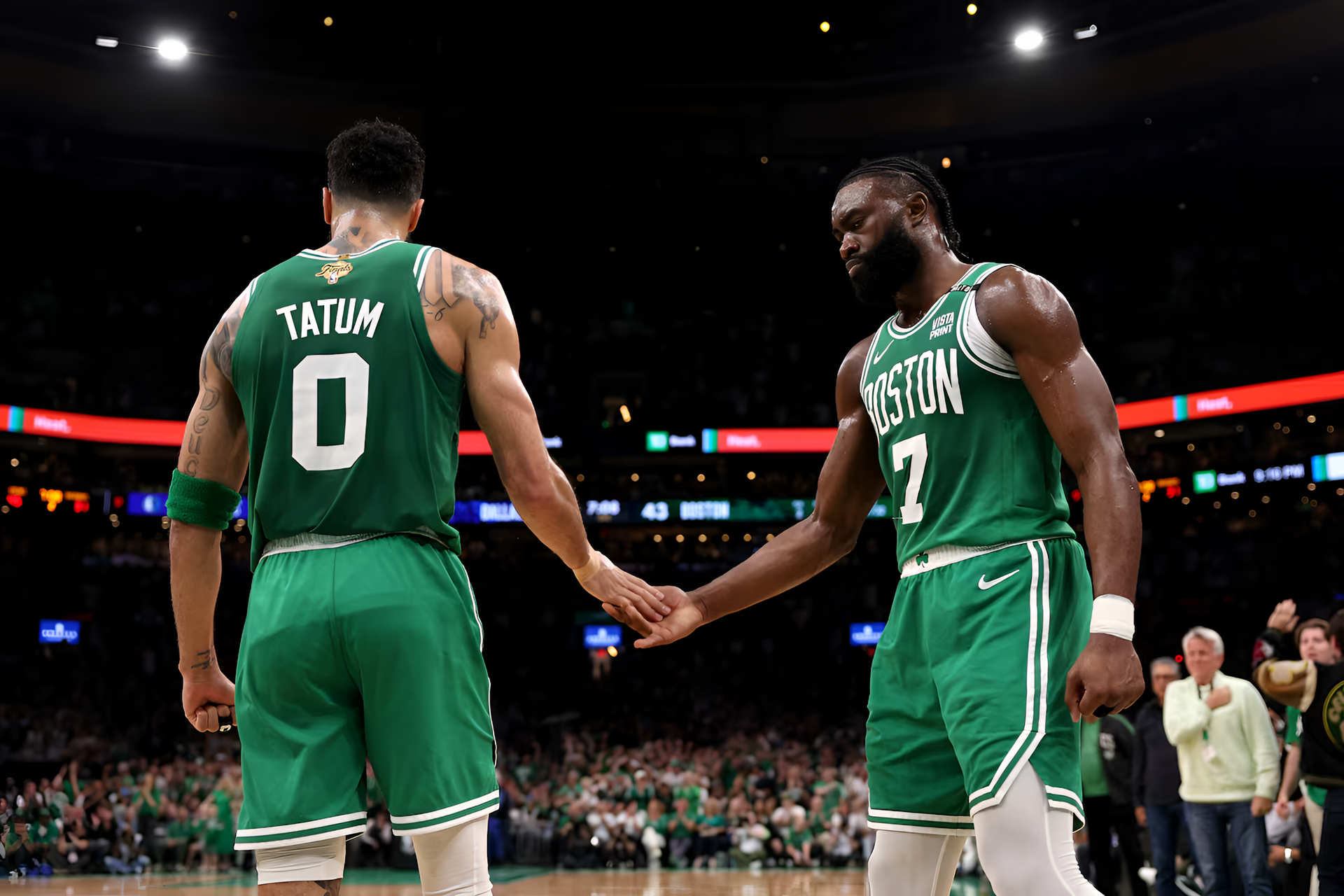 Celtics Duo Tatum & Brown in Action