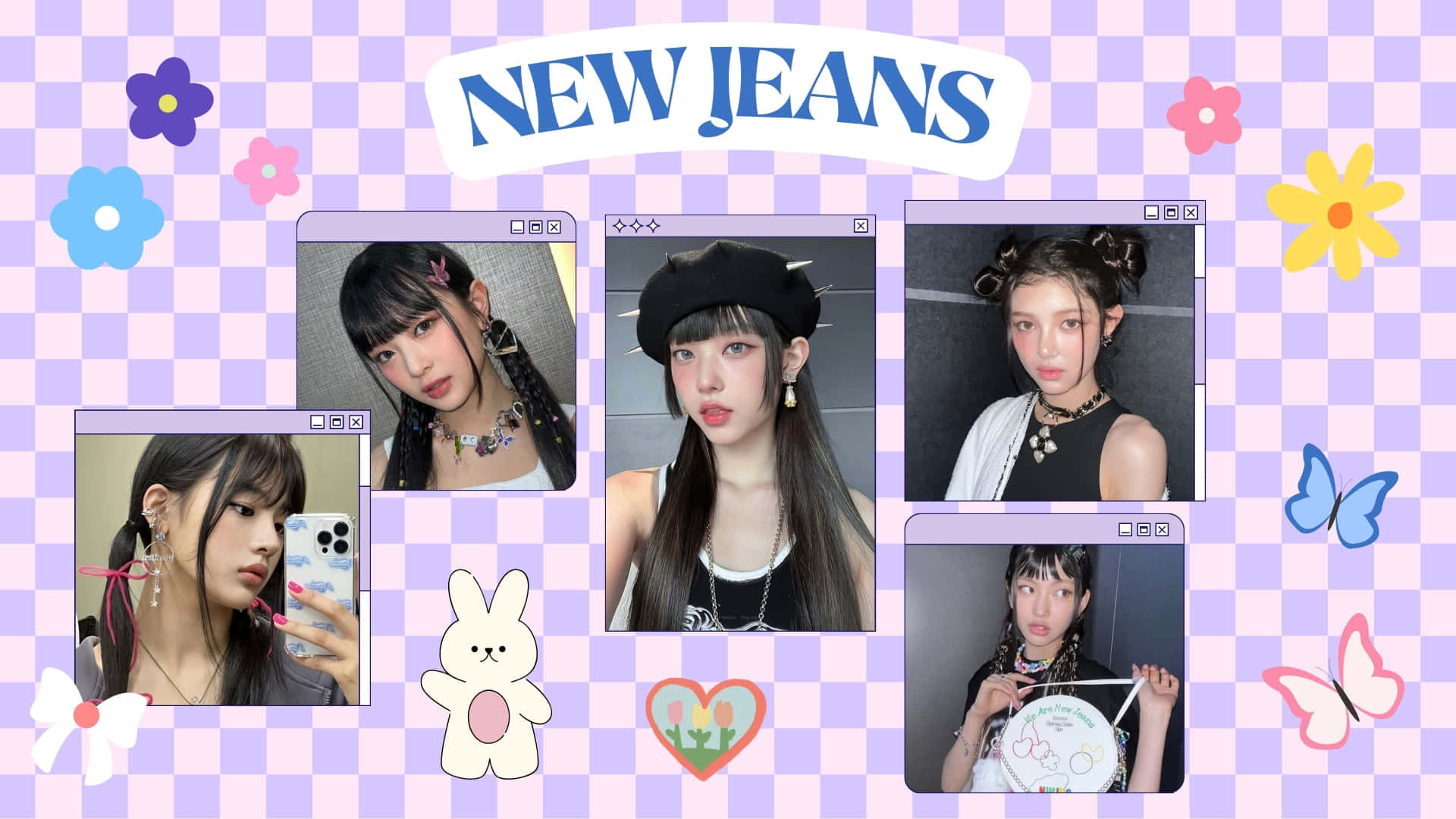 Download New Jeans Members Collage