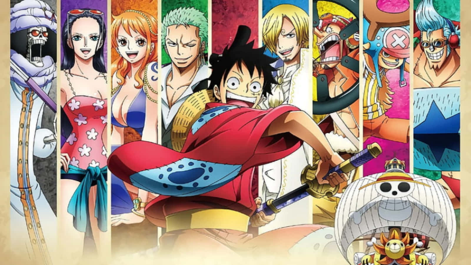 Luffy and the Straw Hat Pirates embark