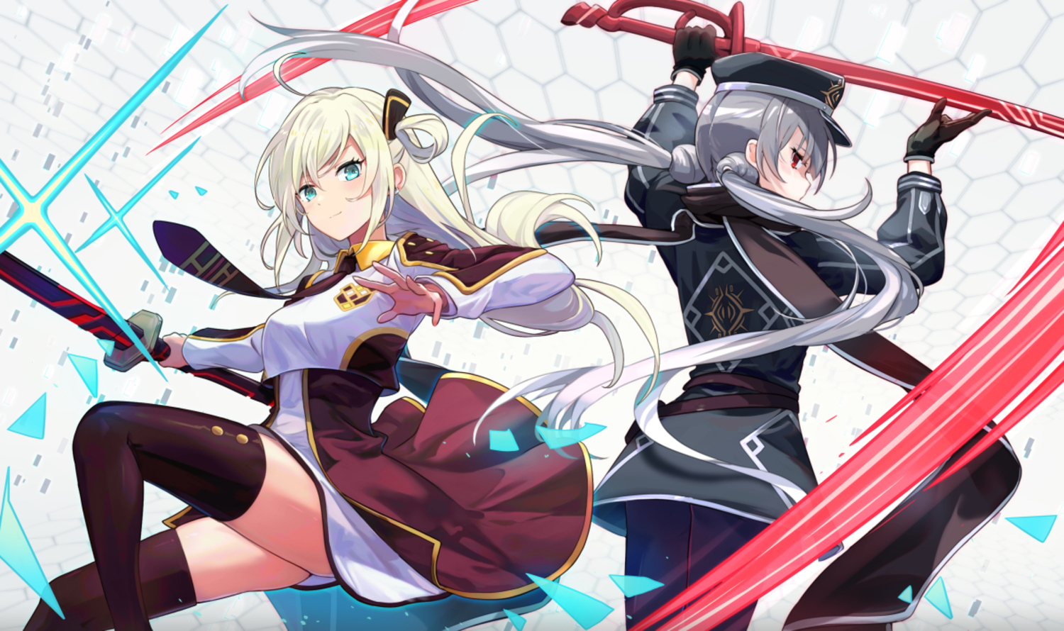 long hair, blonde, anime, anime girls
