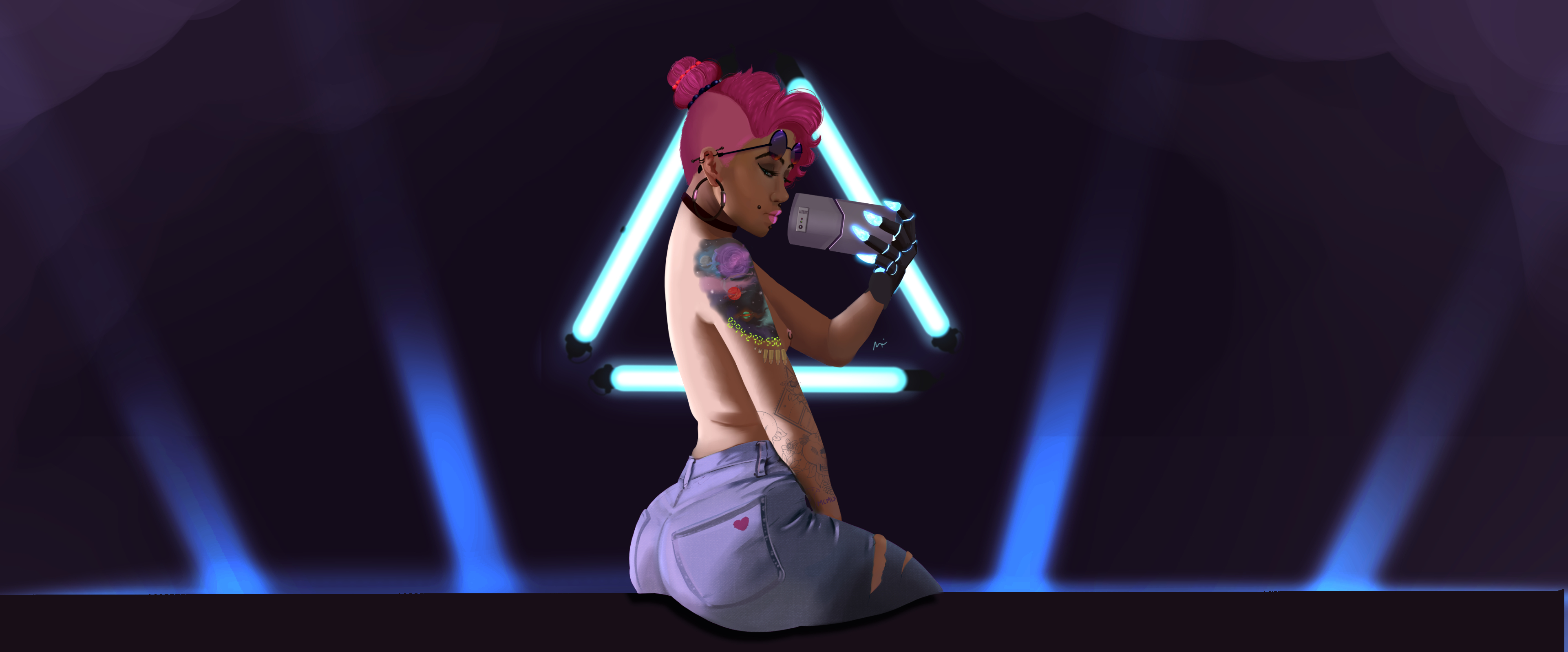 Cyberpunk Pinup