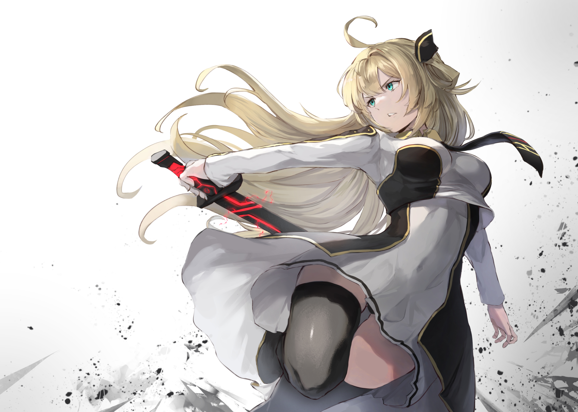 long hair, blonde, anime, anime girls