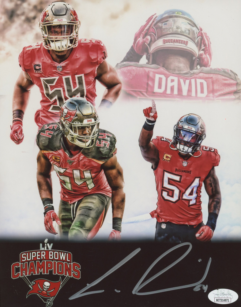 Lavonte David Signed Buccaneers 8x10