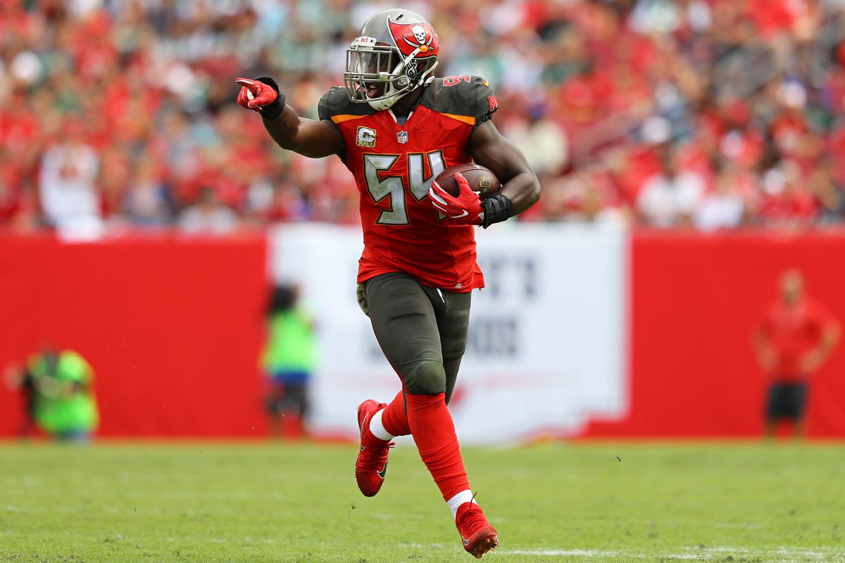 Lavonte David is the first linebacker