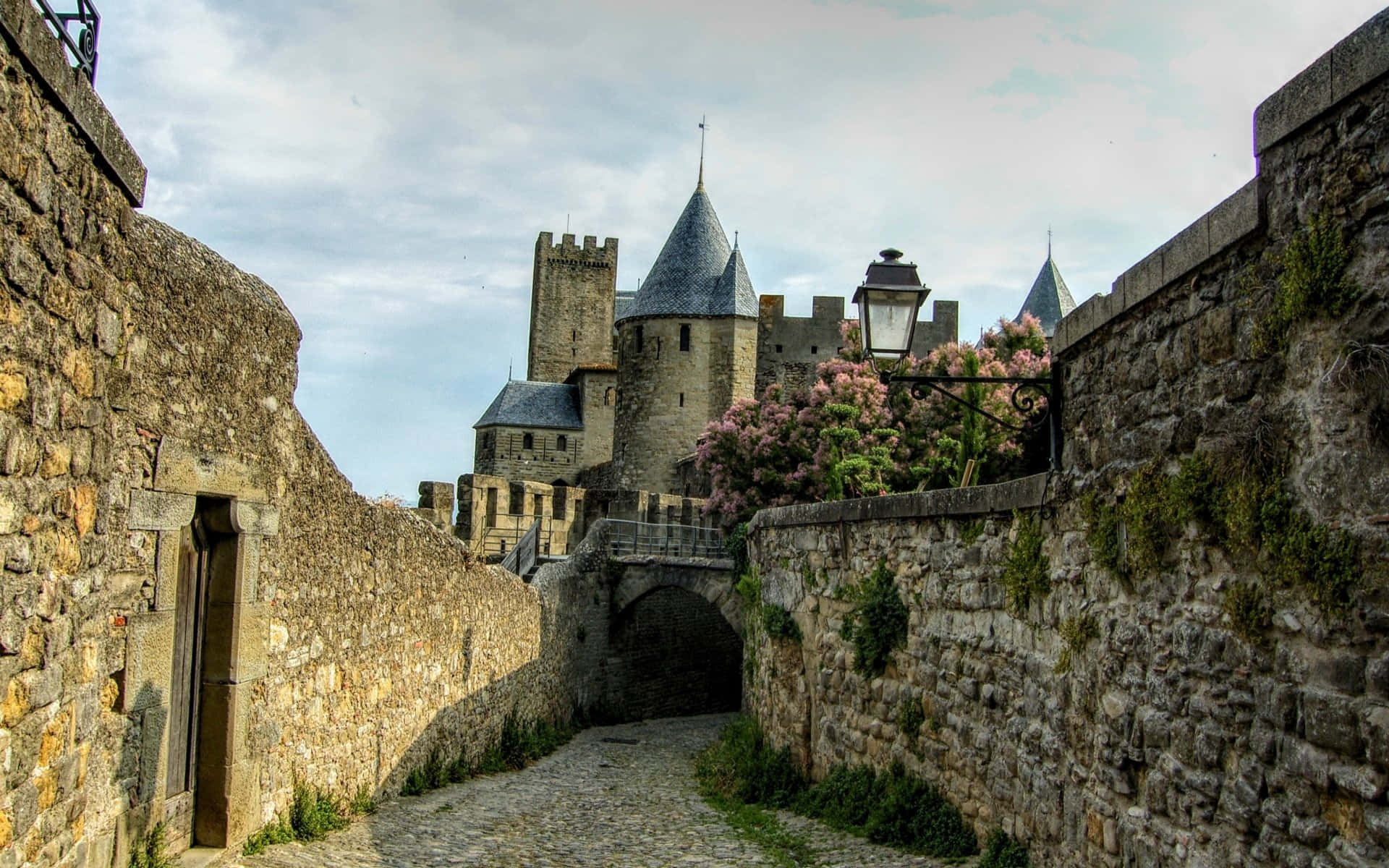 In Carcassonne France Wallpaper
