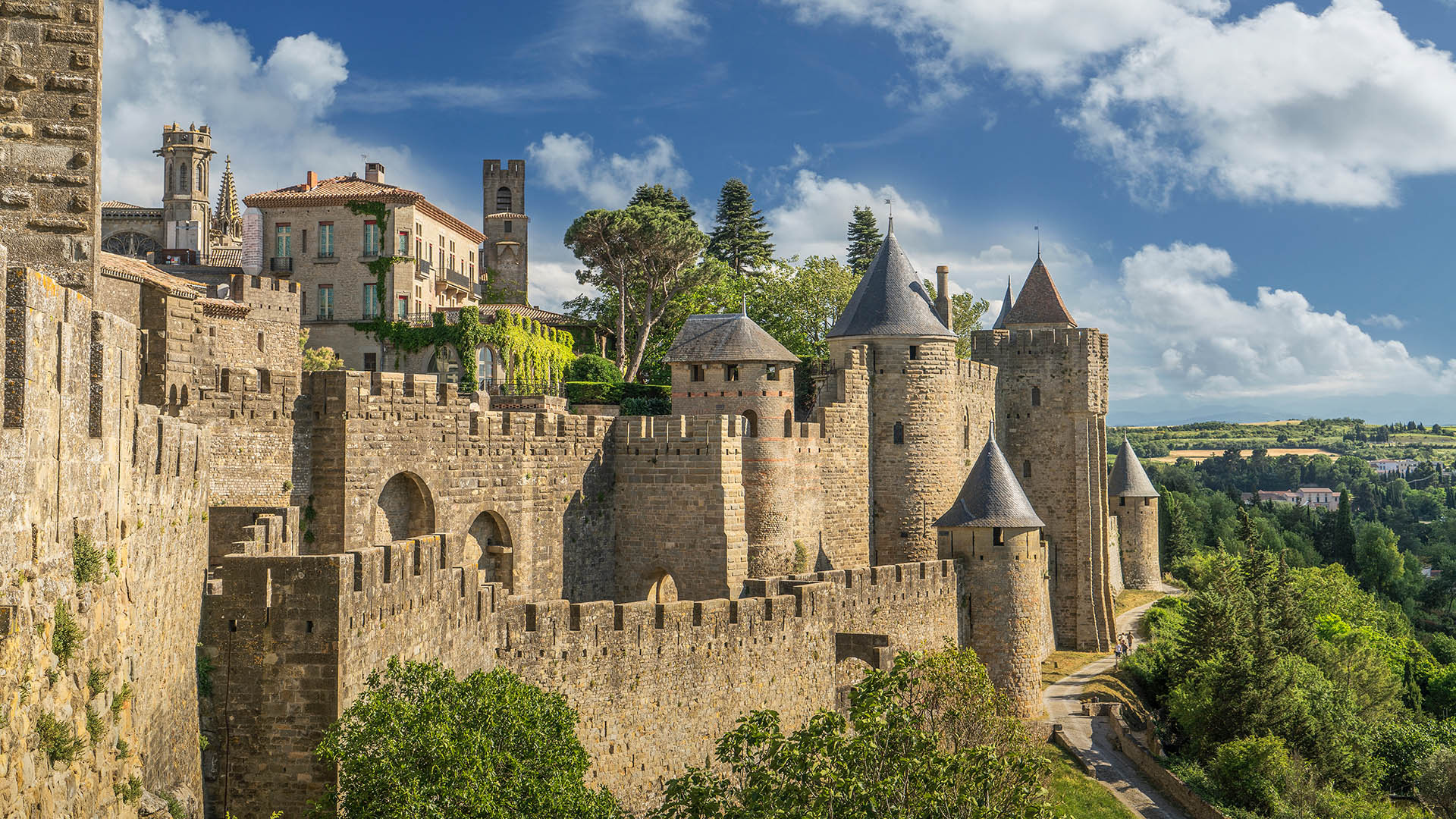 The Cité de Carcassonne restored