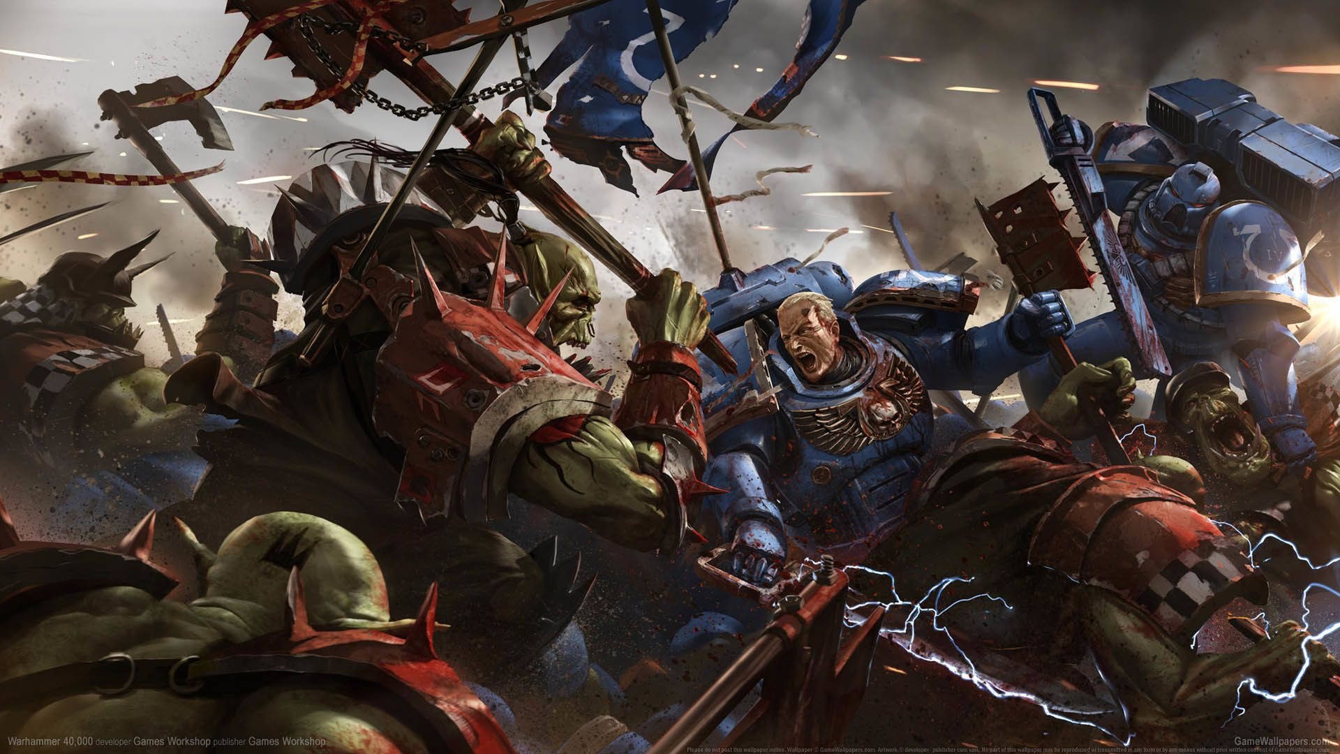 Space Marines Warhammer 40k Wallpaper