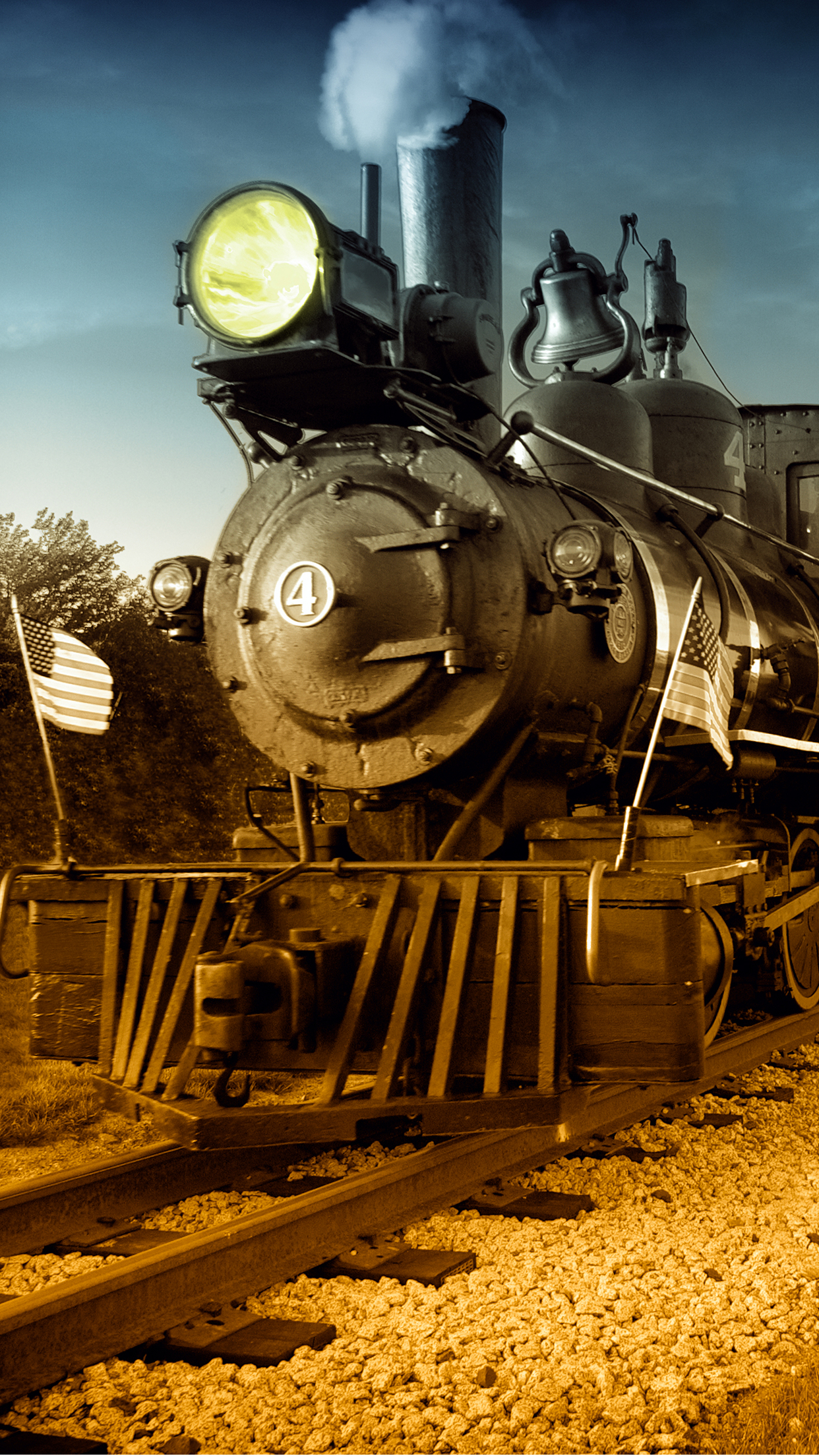 Train Vintage Wallpaper for iPhone 11