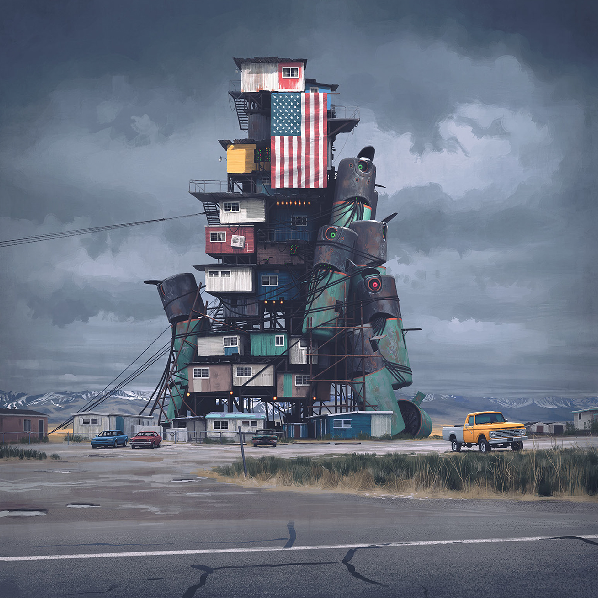 Behind The Unsettling Sci Fi Landscapes