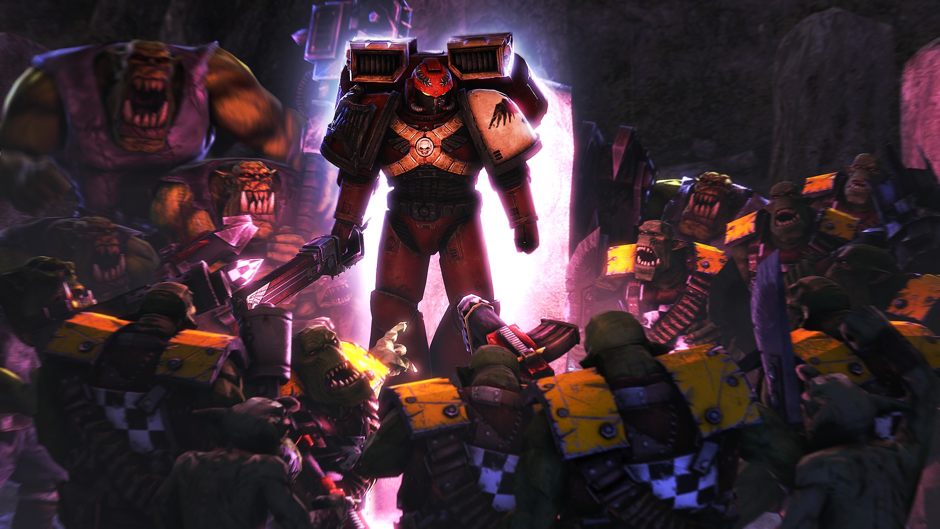 Wallpaper warhammer 40000, armor, space