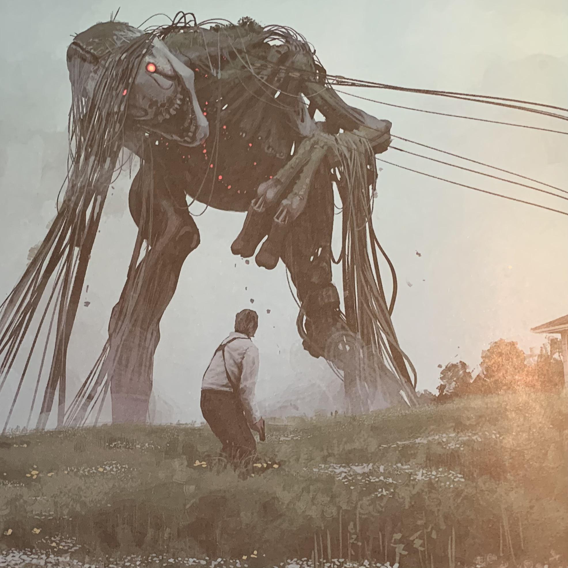Some terrifying image from Stålenhag's
