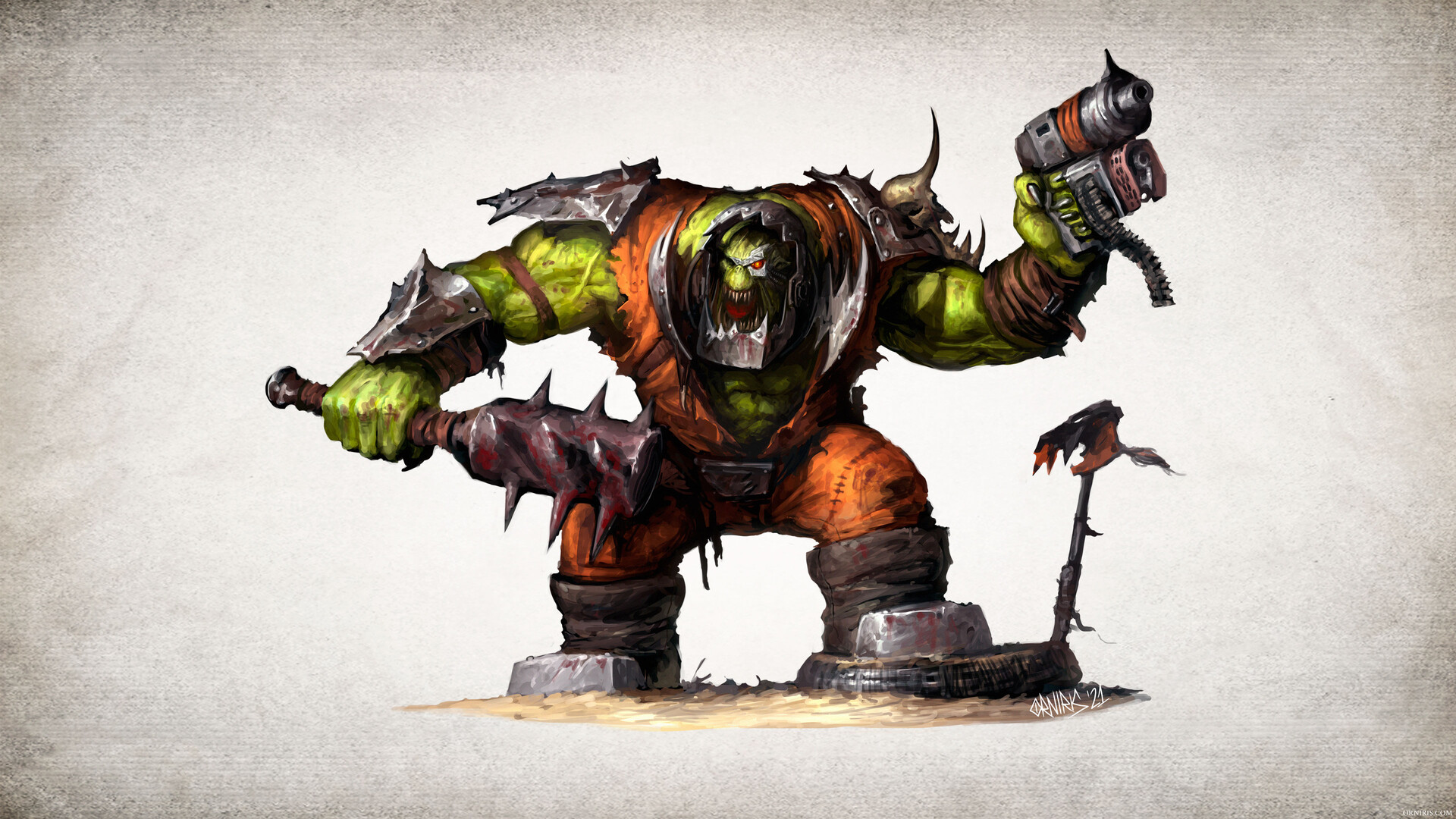 Rokkraz, Orks 40,000 Fan Art