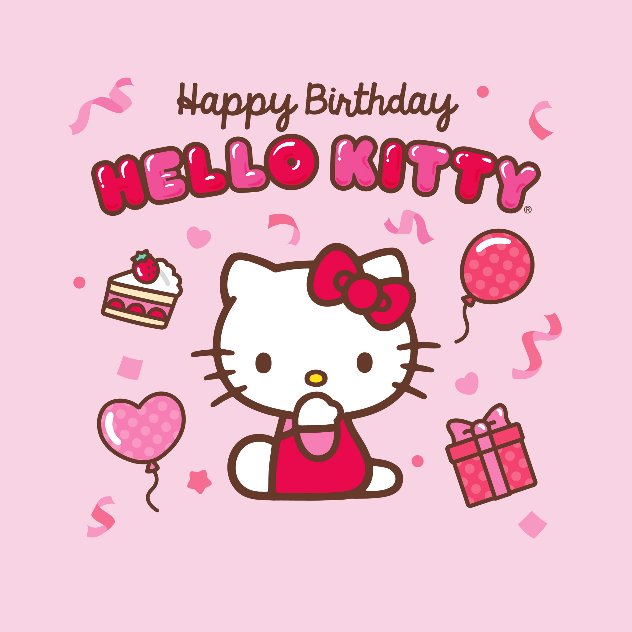 Happy Birthday Wallpaper 4K, Hello