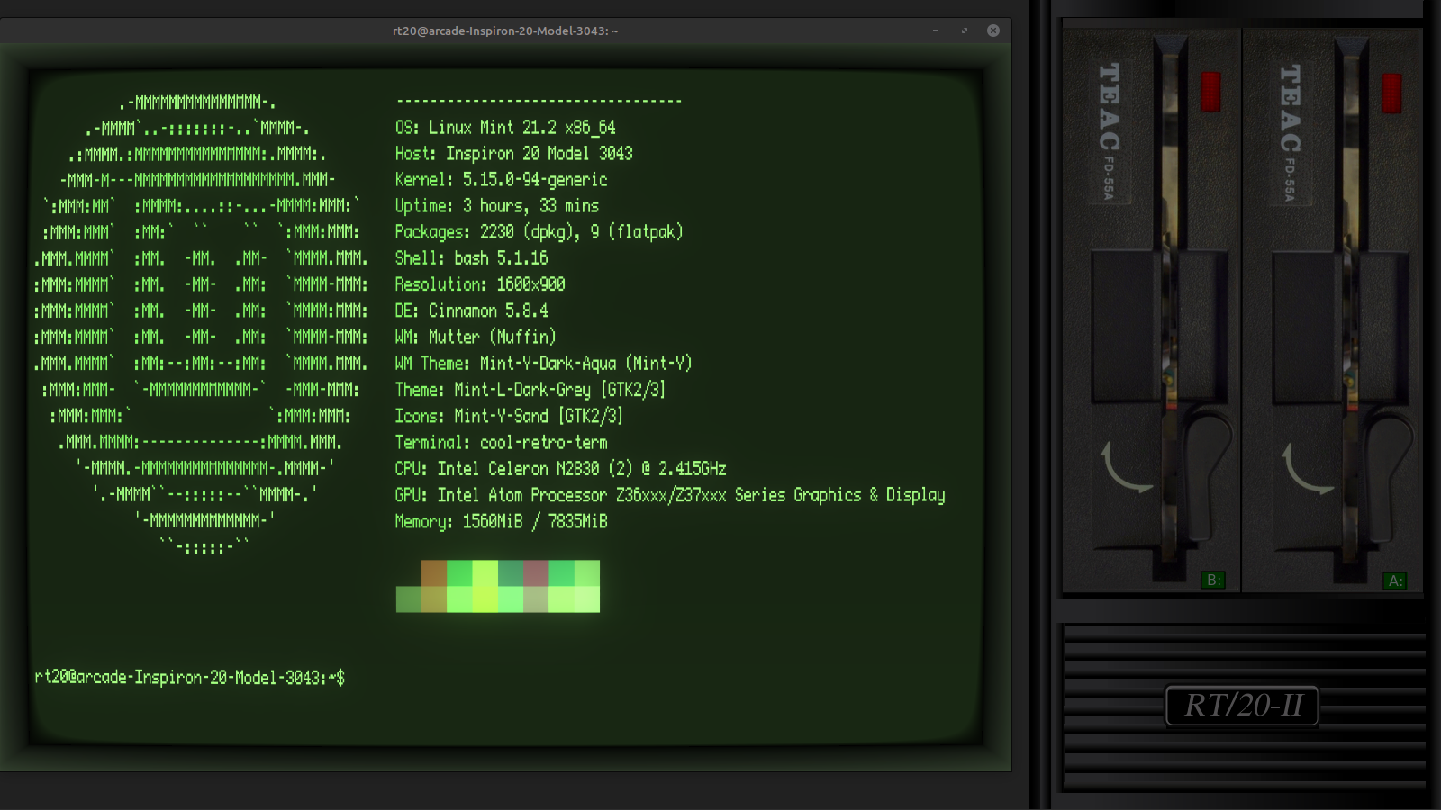 Cool Retro Terminal 16:9 .png Image