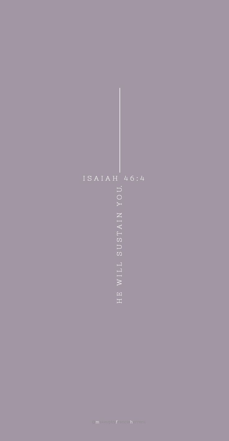Isaiah 46:4