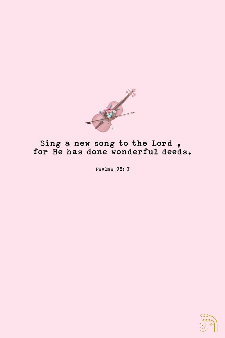 Sing a New Song to the Lord